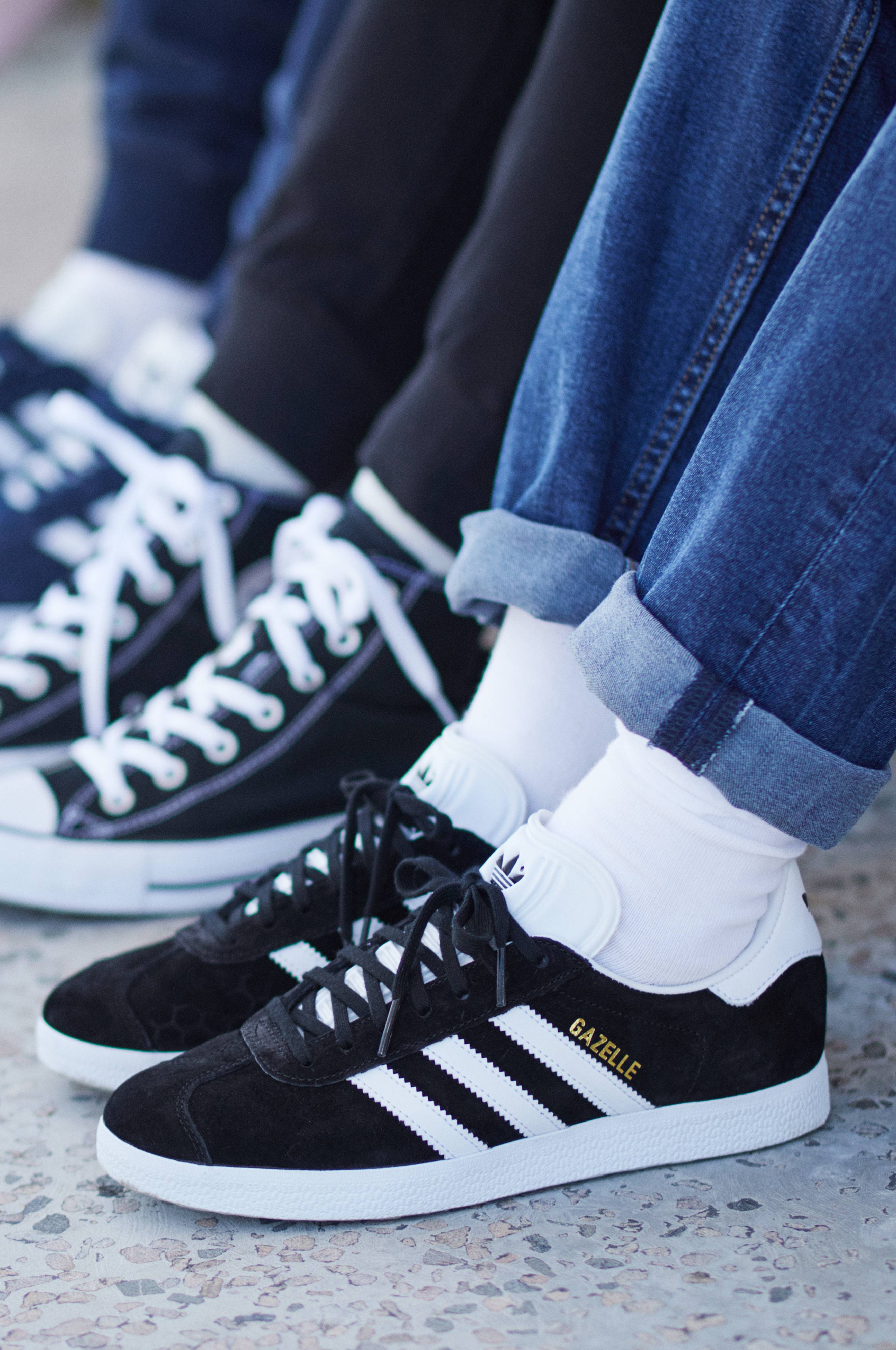 adidas Originals Sneakers Gazelle - Svart - Lga sneakers | Ellos.se