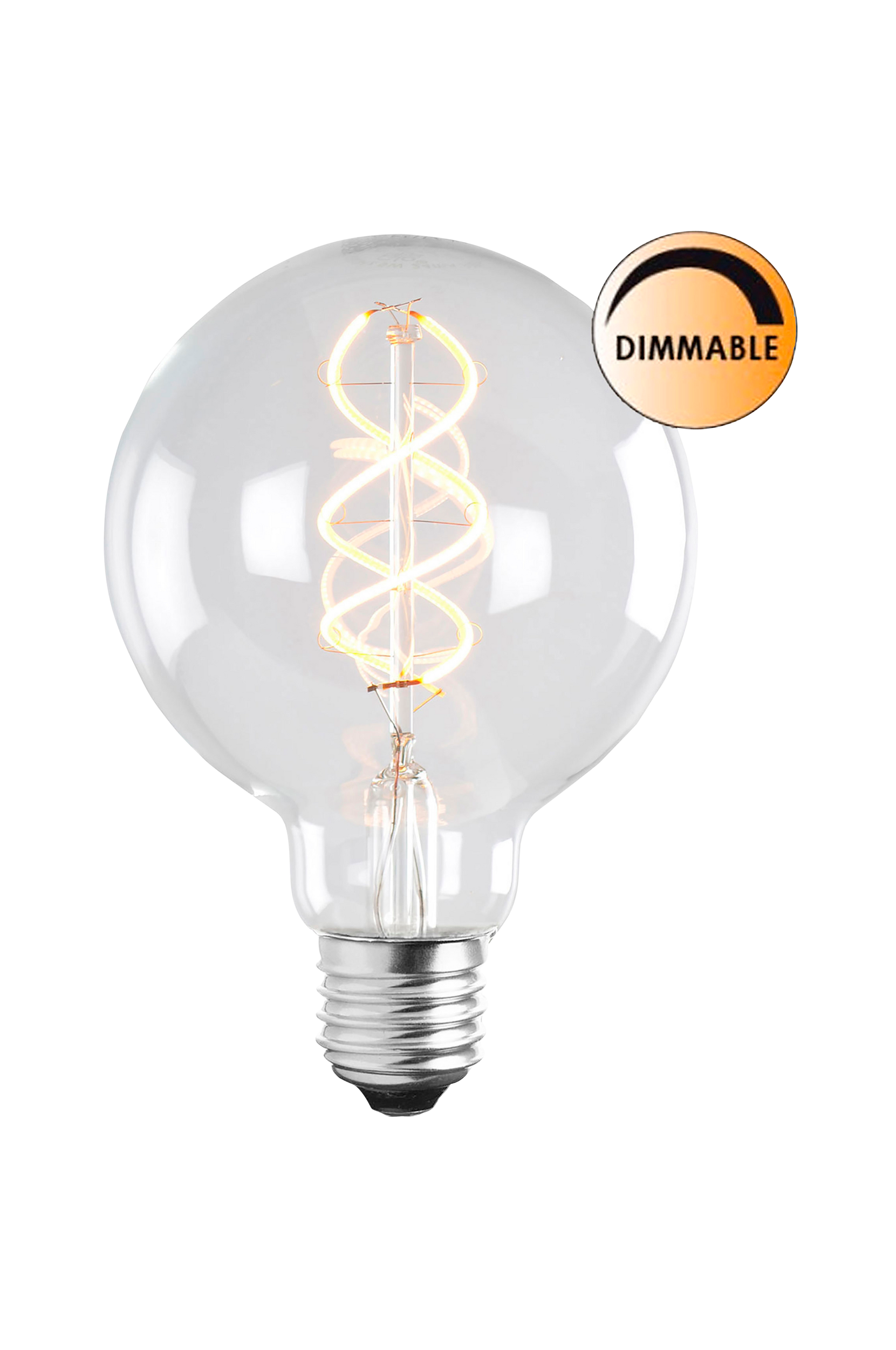 LED Soft Filament lamppu, himmennettävä, kirkas, 100 mm, Globen lighting