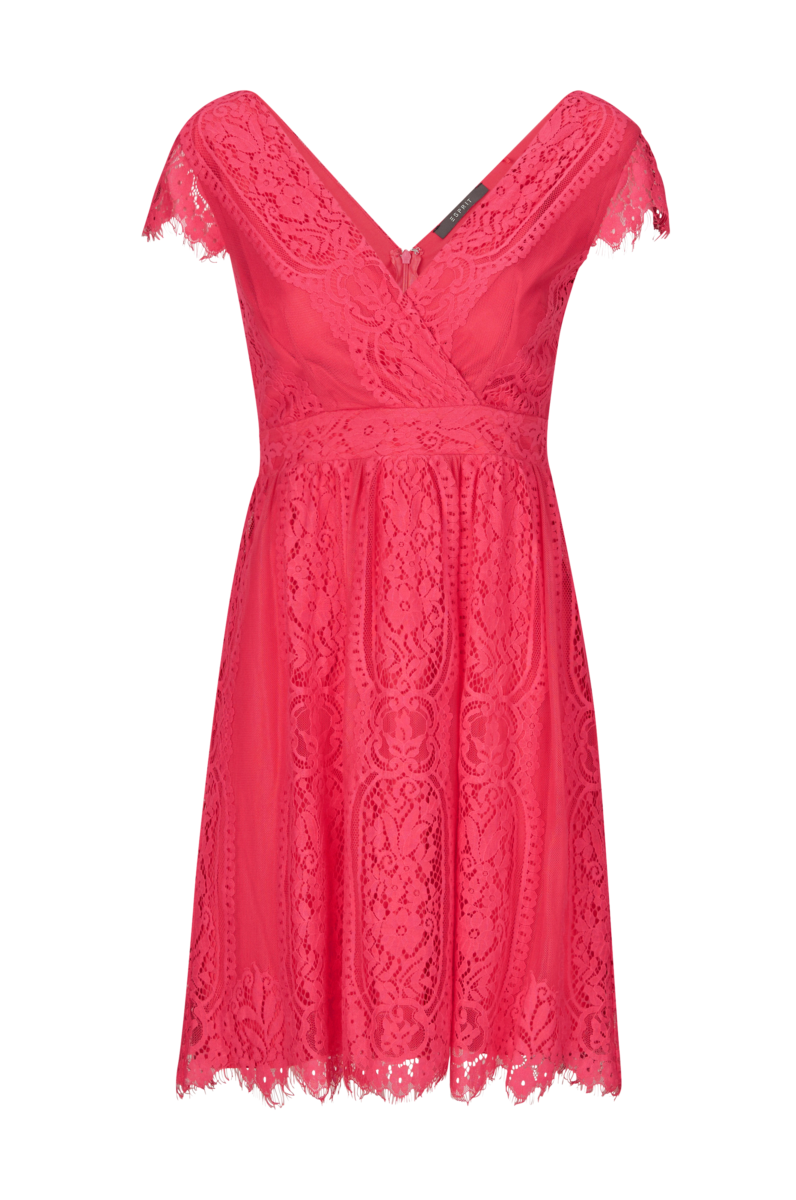 Esprit Kjole Lovely Lace Dress - Rosa | Ellos.dk
