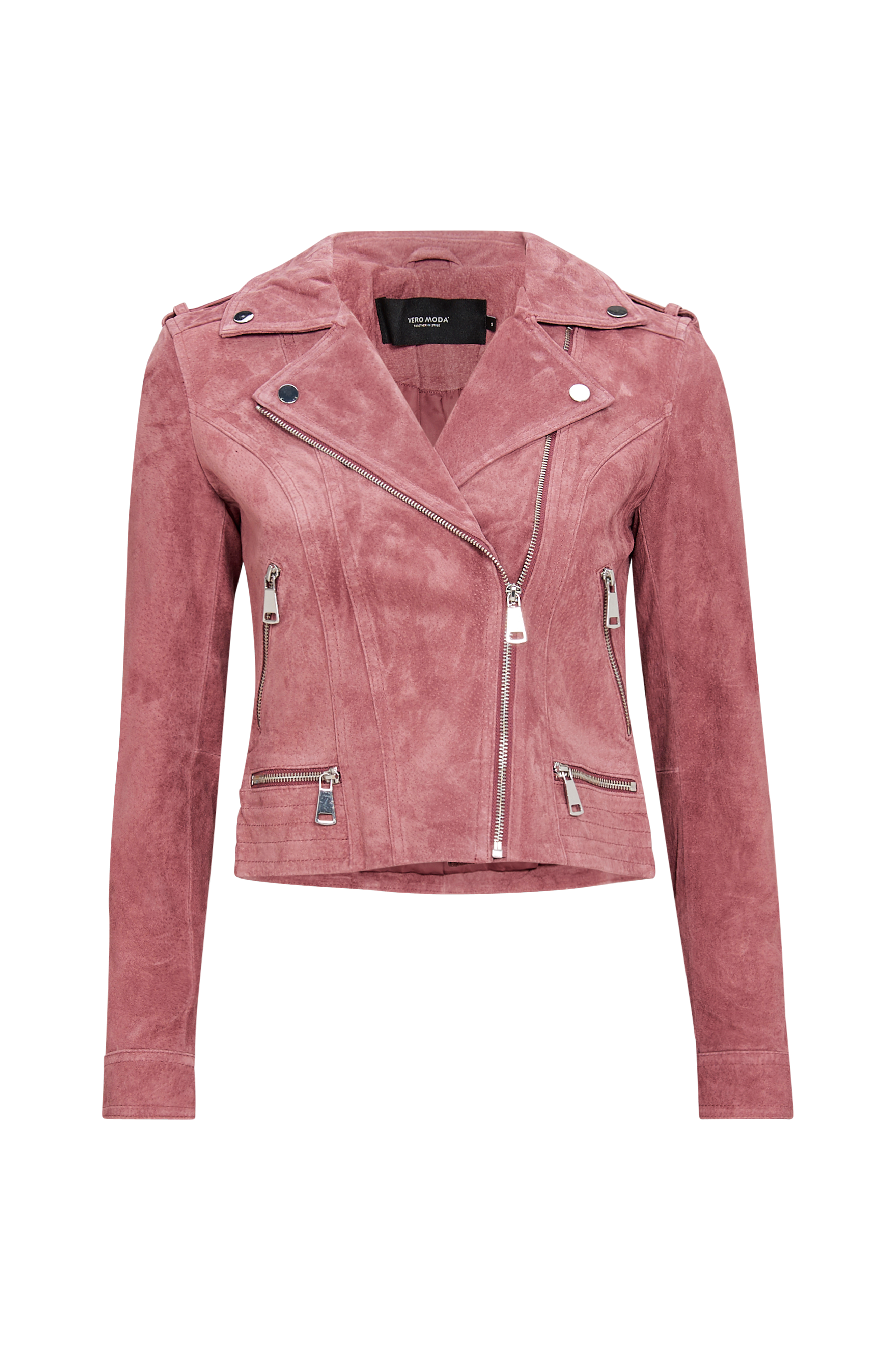 Vero Moda Ruskindsjakke vmRoyce Short Suede Jacket - Jakker | Ellos.dk