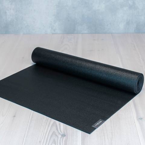Allround yogamatta 6mm svart