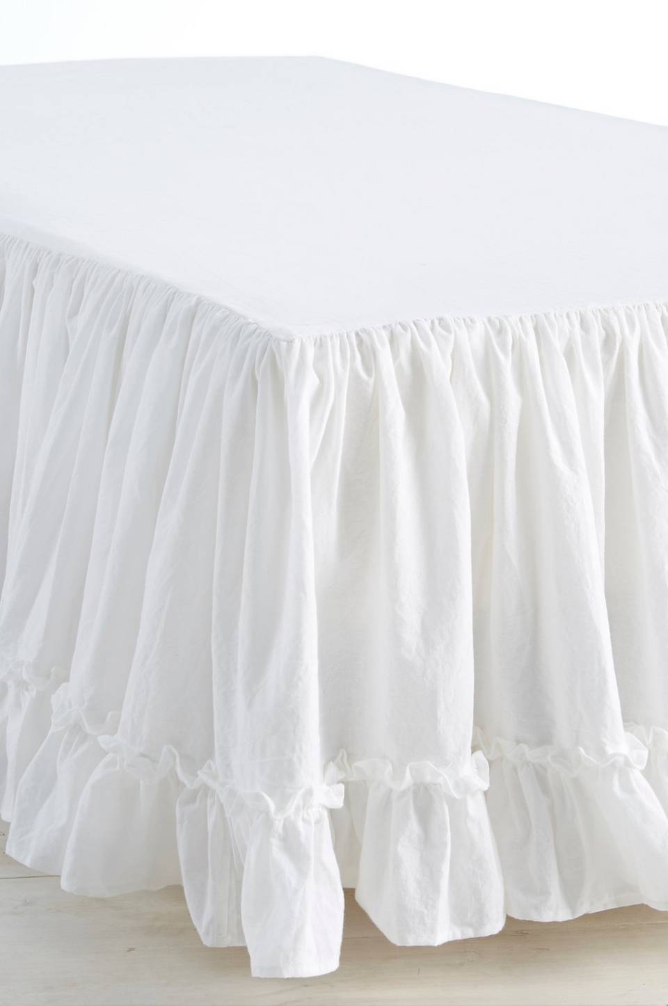 Ellos Home Sängkappa Juliette Frill höjd 45 cm, vit från Ellos Home, bild 2