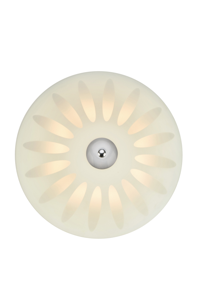 Plafond Petal LED 35cm Hvit/krom