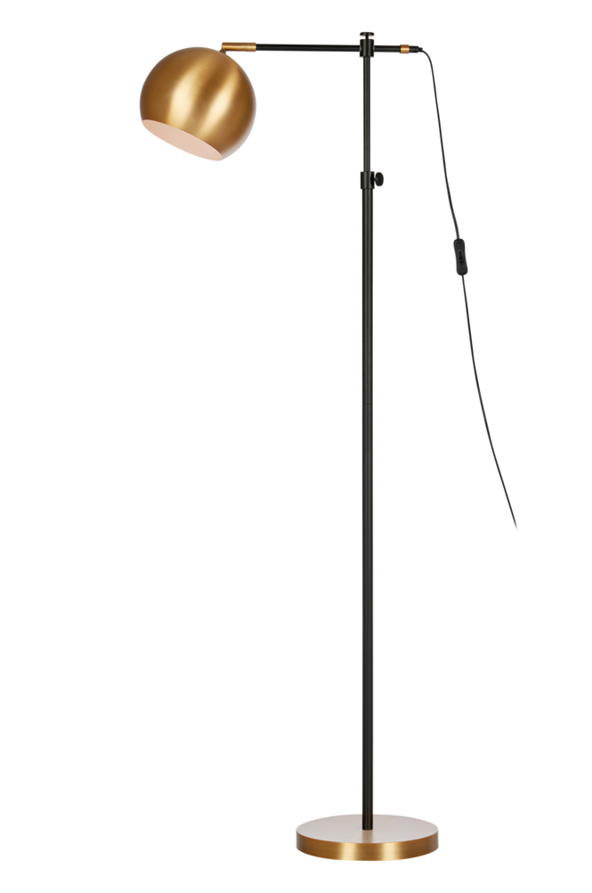 Golvlampa Chester Svart/Brons