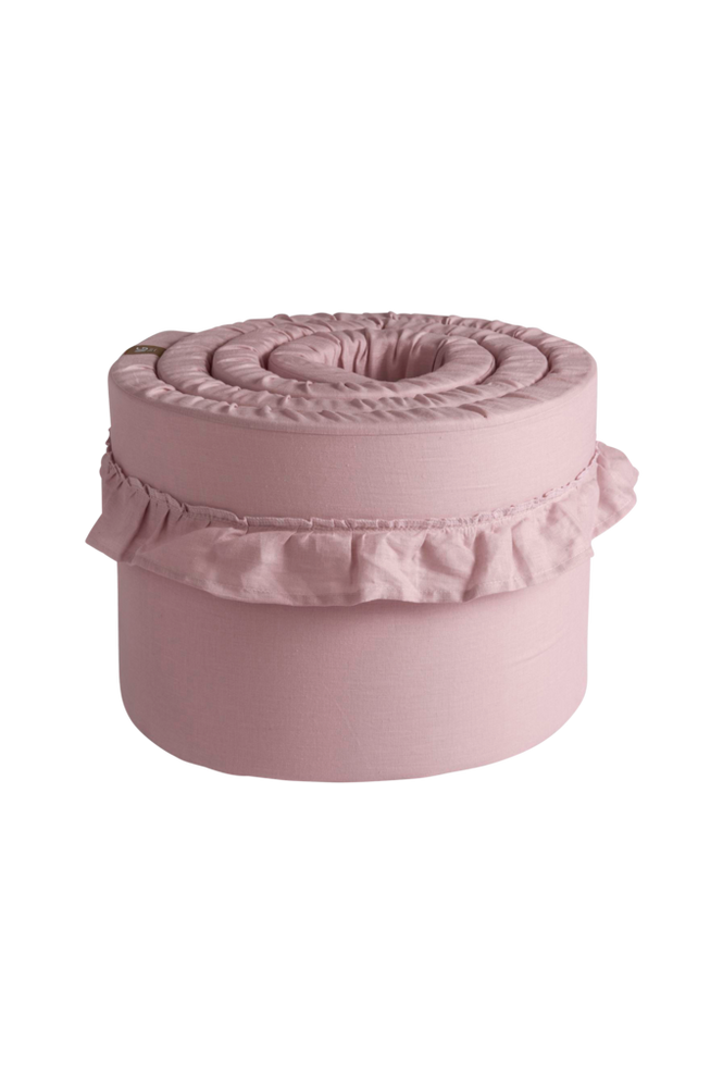 Spjälskydd Spjälsäng Tjockt Volang Rose