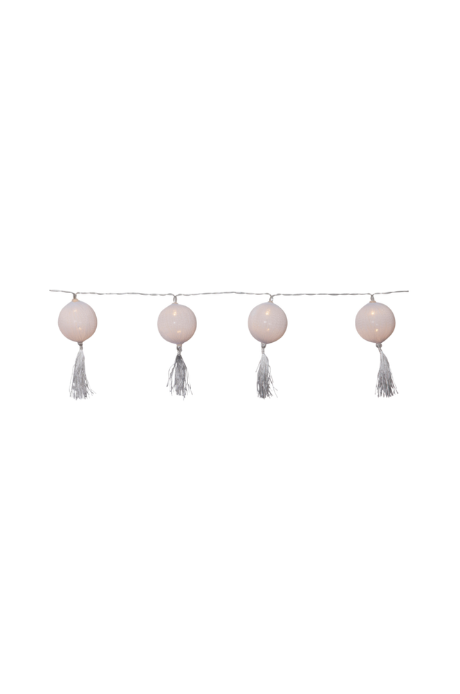 Ljusslinga Jolly Tassel Vit