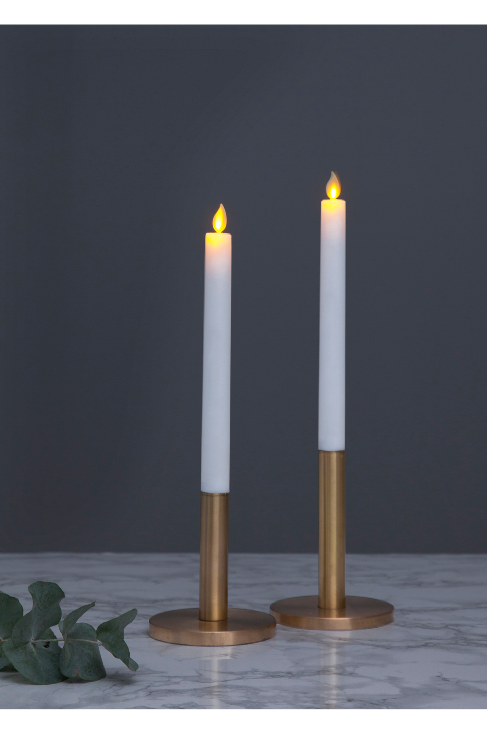 Star Trading Antikljus LED 2 pack, 24 cm, vit från Star Trading, bild 2