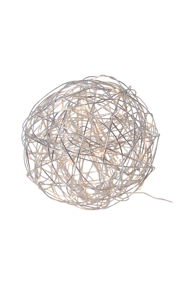 Ljusslinga Trassel 30 cm Silver