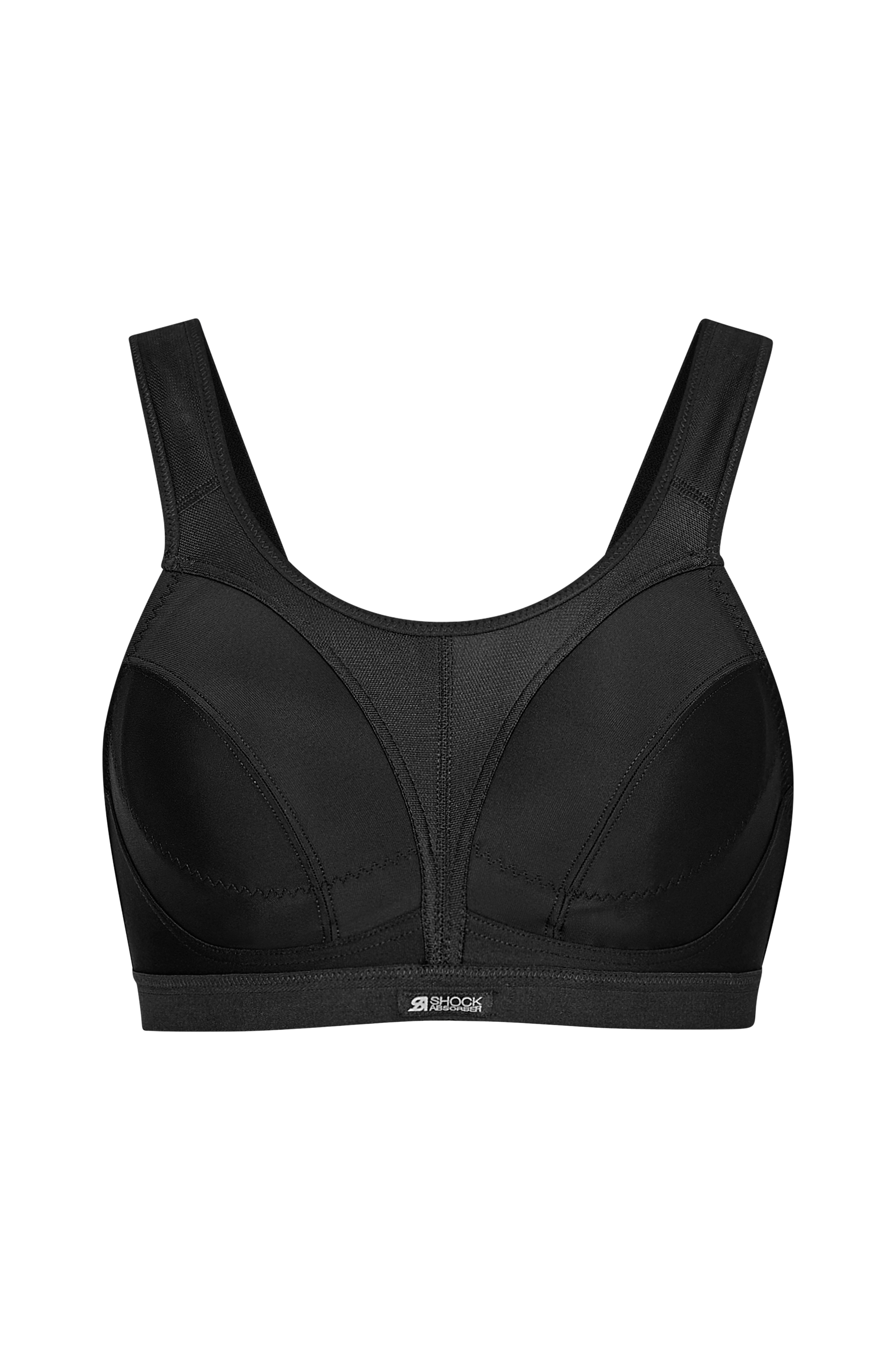 Shock Absorber - Sports-bh Active D+ Classic Support Bra - Sort - 80D