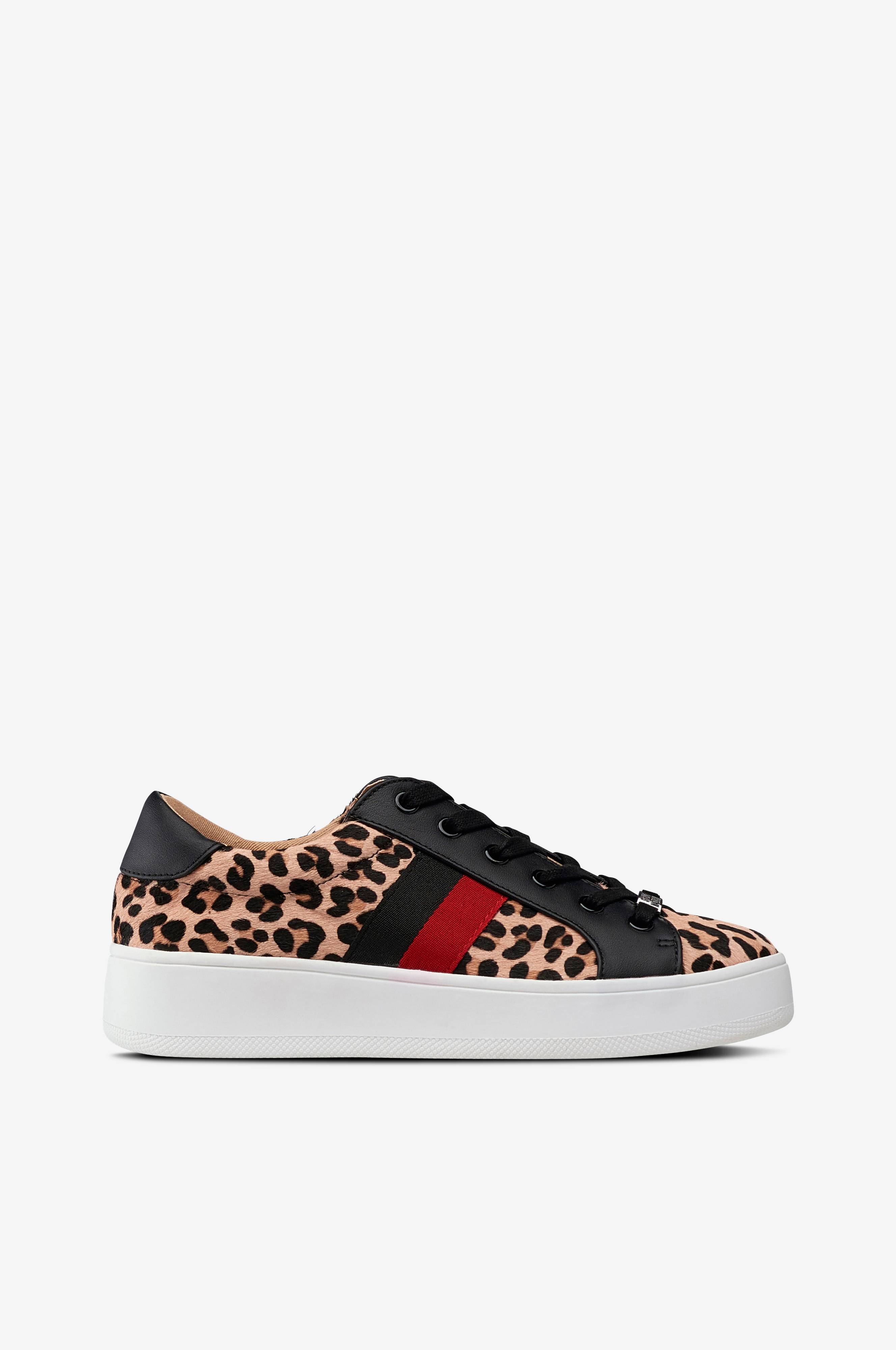 Steve Madden Sneakers Belle leopard Svart Lave sneakers Ellos.no