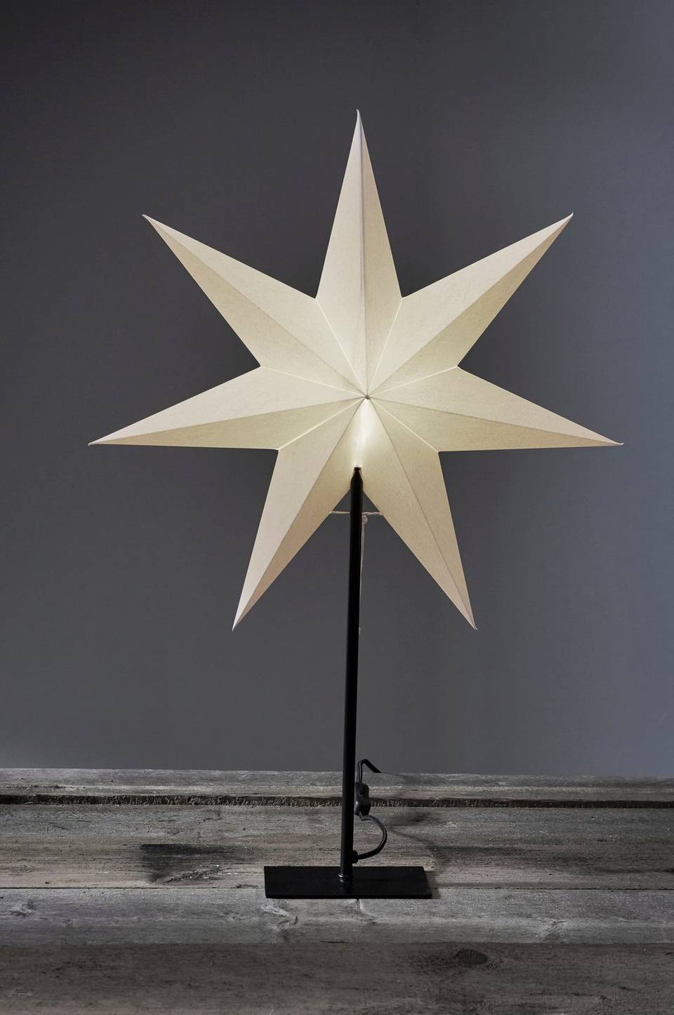 Star Trading Stjärna på fot Frozen 80cm, vit från Star Trading, bild 2