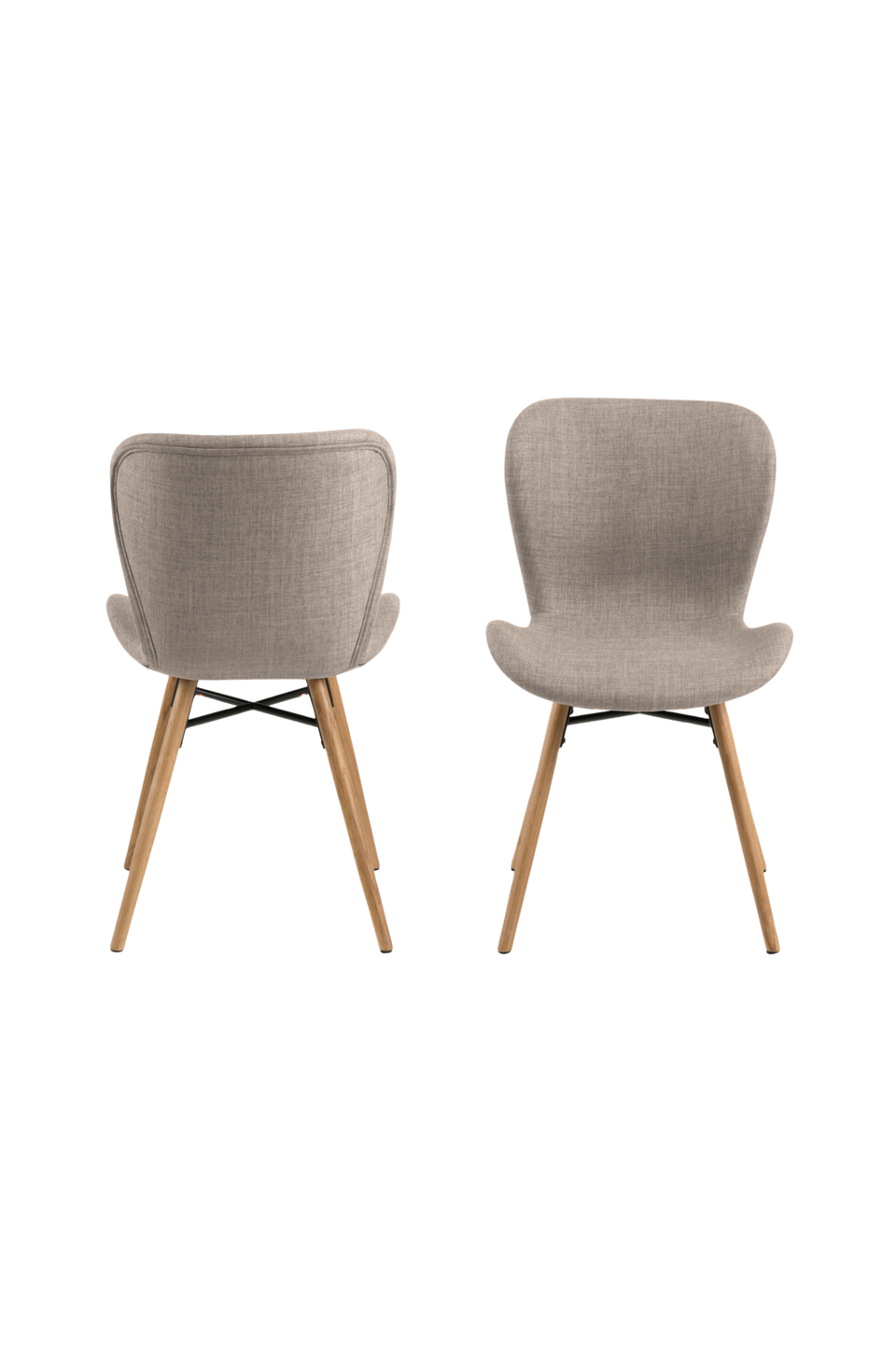 AC Design Furniture Stol, Rita 2-pack, beige från AC Design Furniture, bild 5