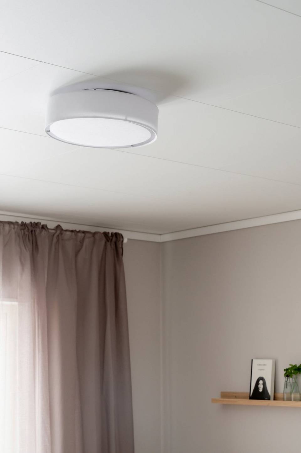 PR Home Sam plafond linne, vit från PR Home, bild 2