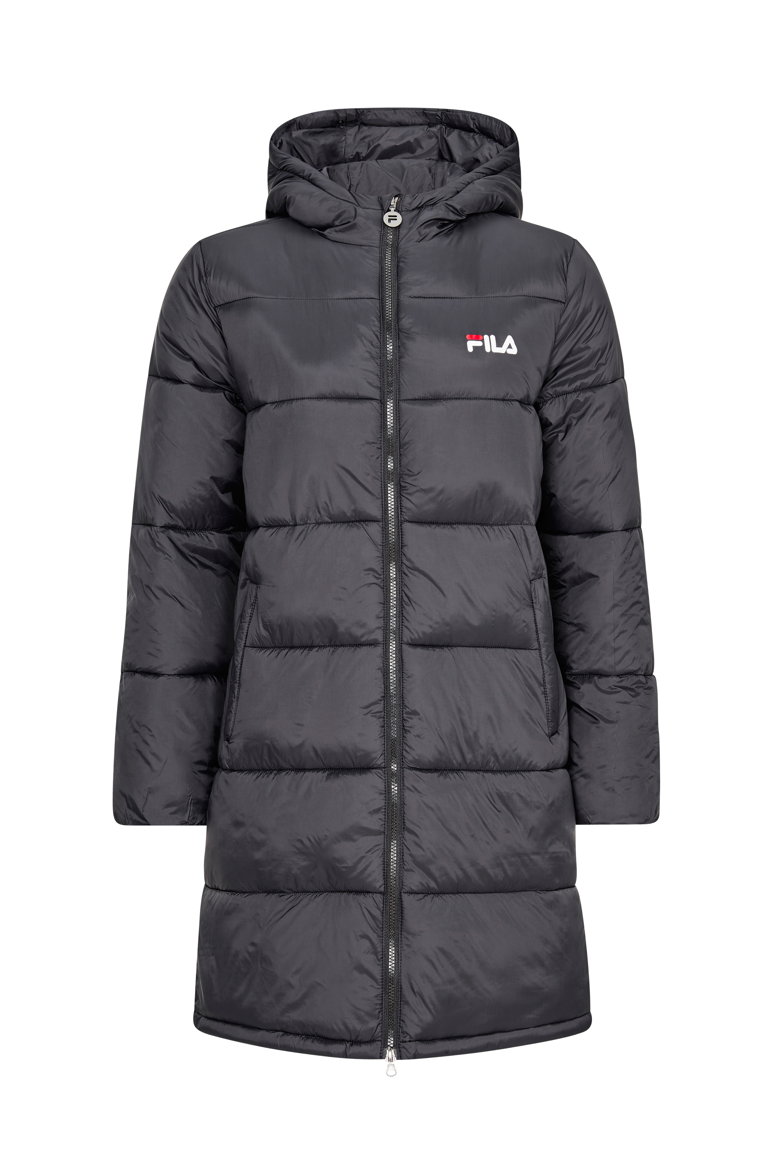 FILA Jakke Zia Long Puff Jacket - Sort Dun- dynejakker Ellos.dk