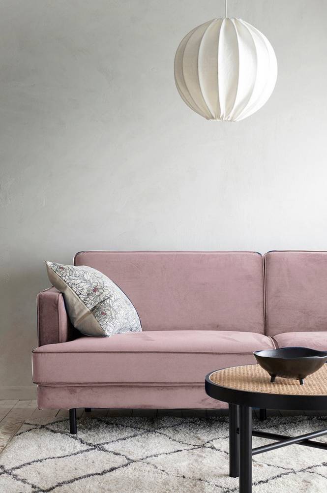 Sofa Larissa 3-seter i fløyel