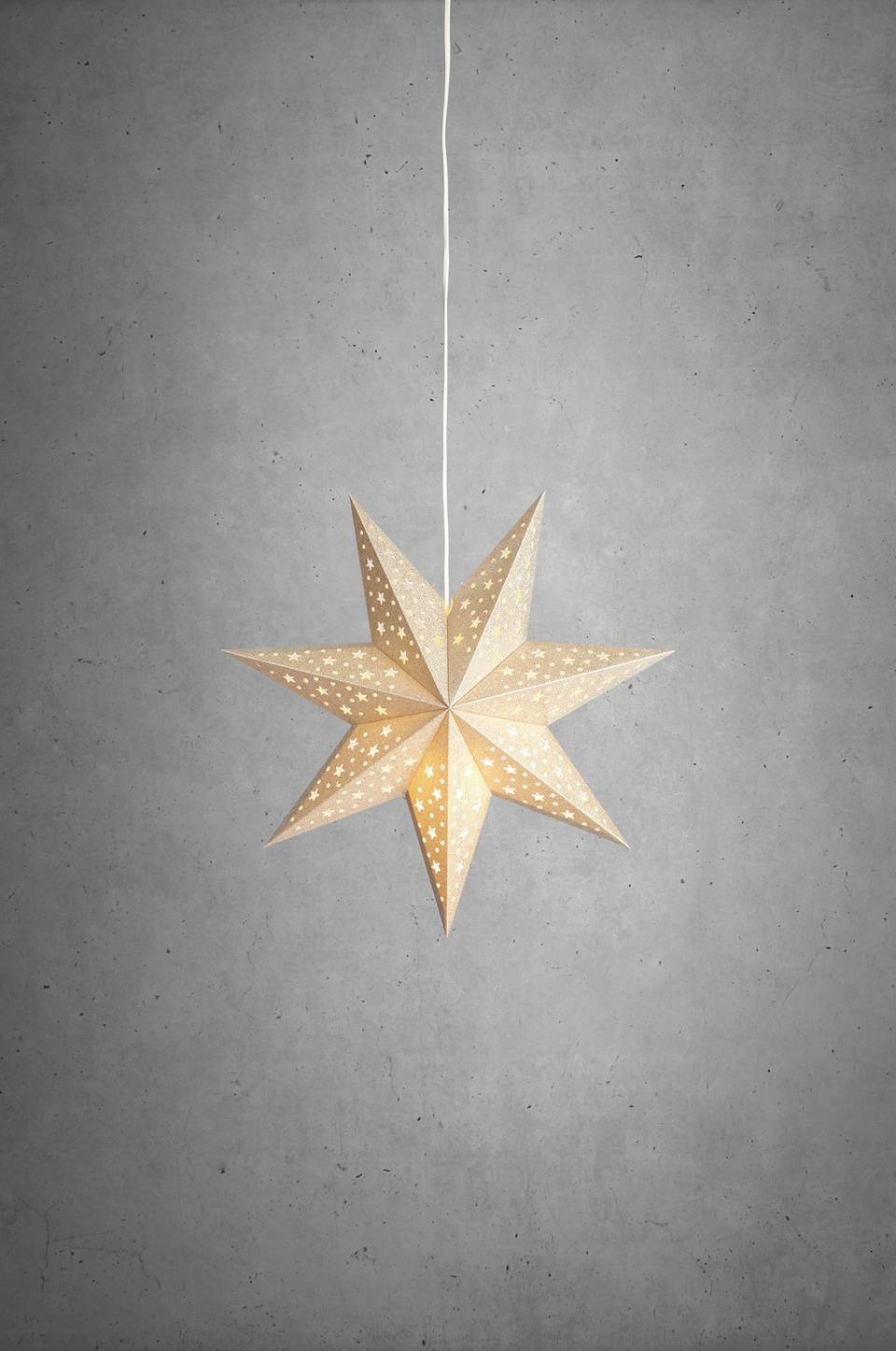 Markslöjd Julstjärna Solvalla 45 cm, guld från Markslöjd, bild 2