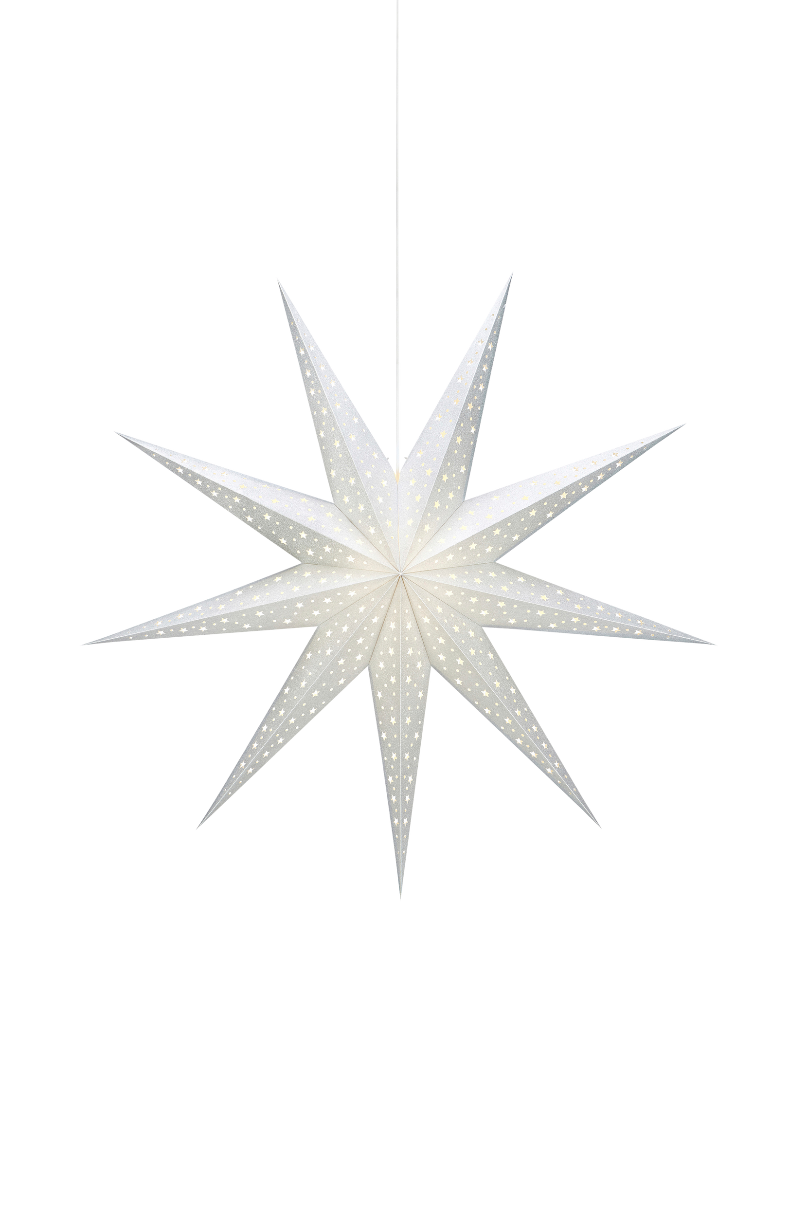 Markslöjd - Julstjärna Solvalla 100 cm - Silver