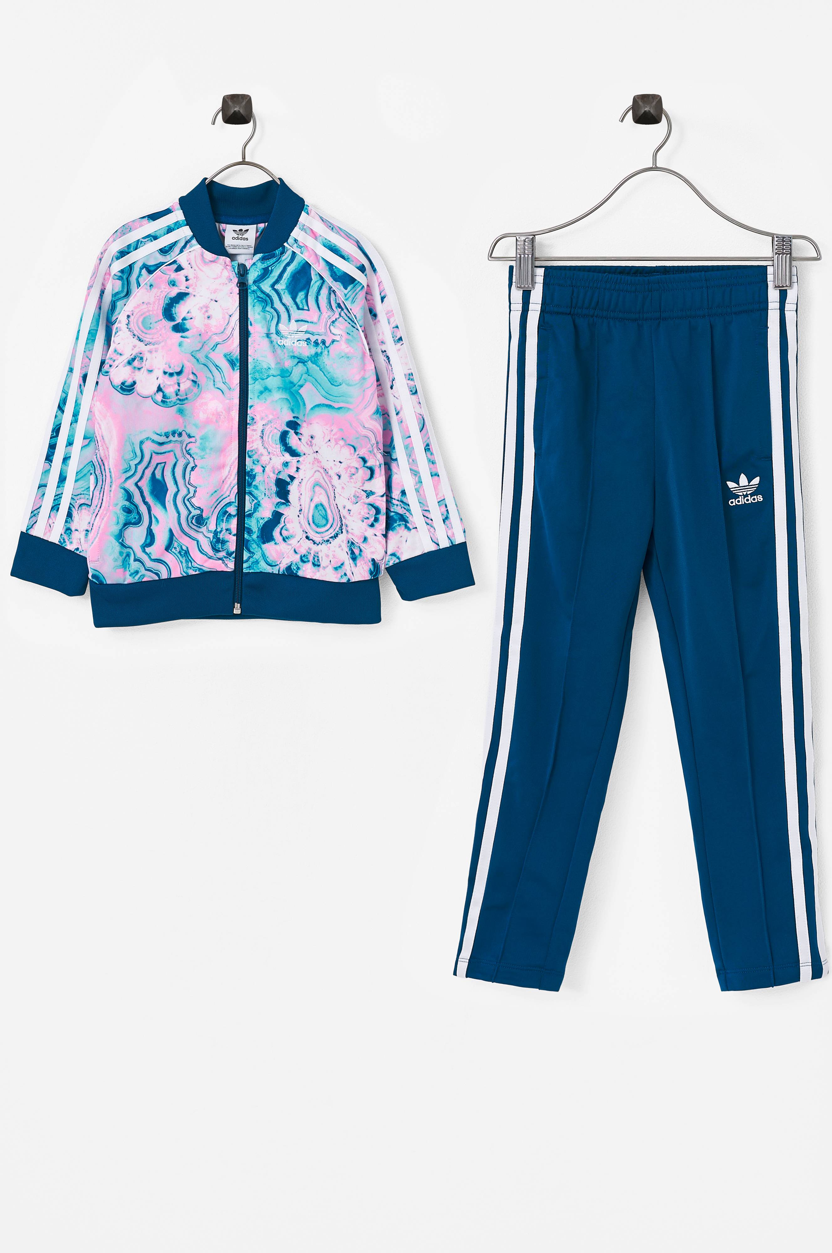 Adidas best sale marble tracksuit