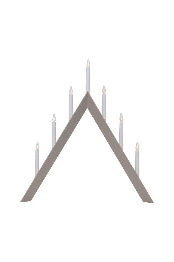 Ljusstake Arrow Beige