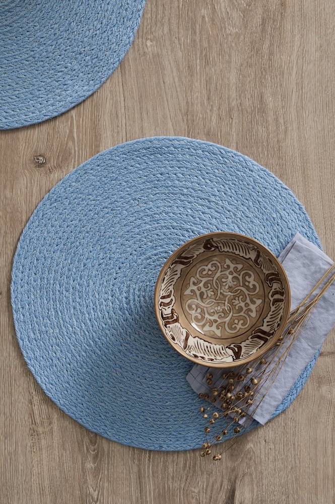 Bordstablett Ria i jute, 4-pack