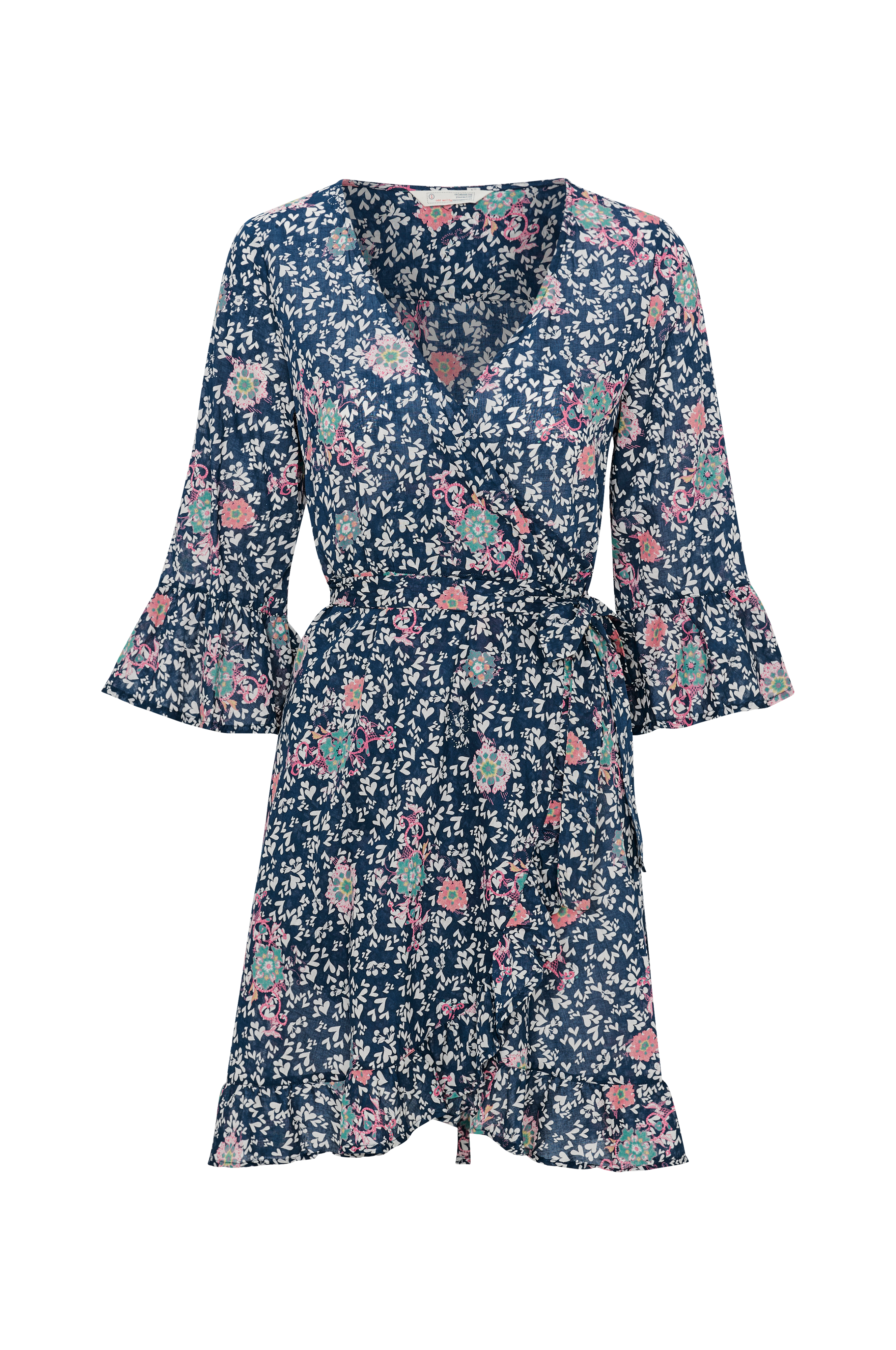 Odd molly flower wrap dress best sale