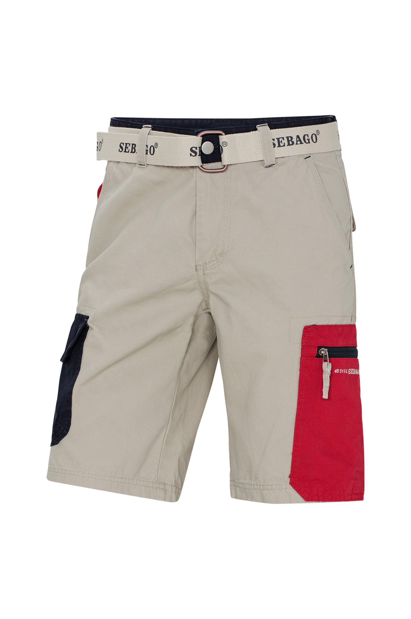 Sebago - Cargoshorts Red Pocket Shorts - Beige - XL