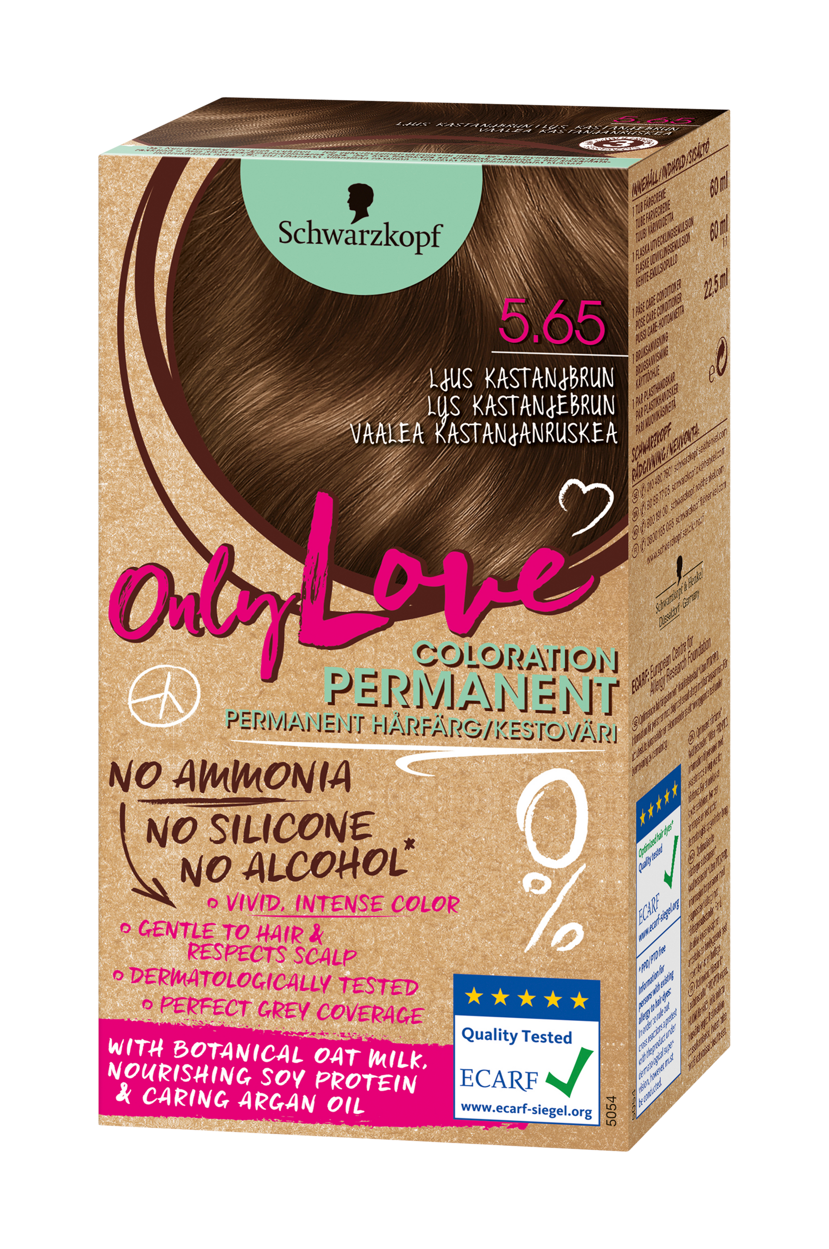 Only Love 5.65 Vaalea kastanjanruskea, Schwarzkopf