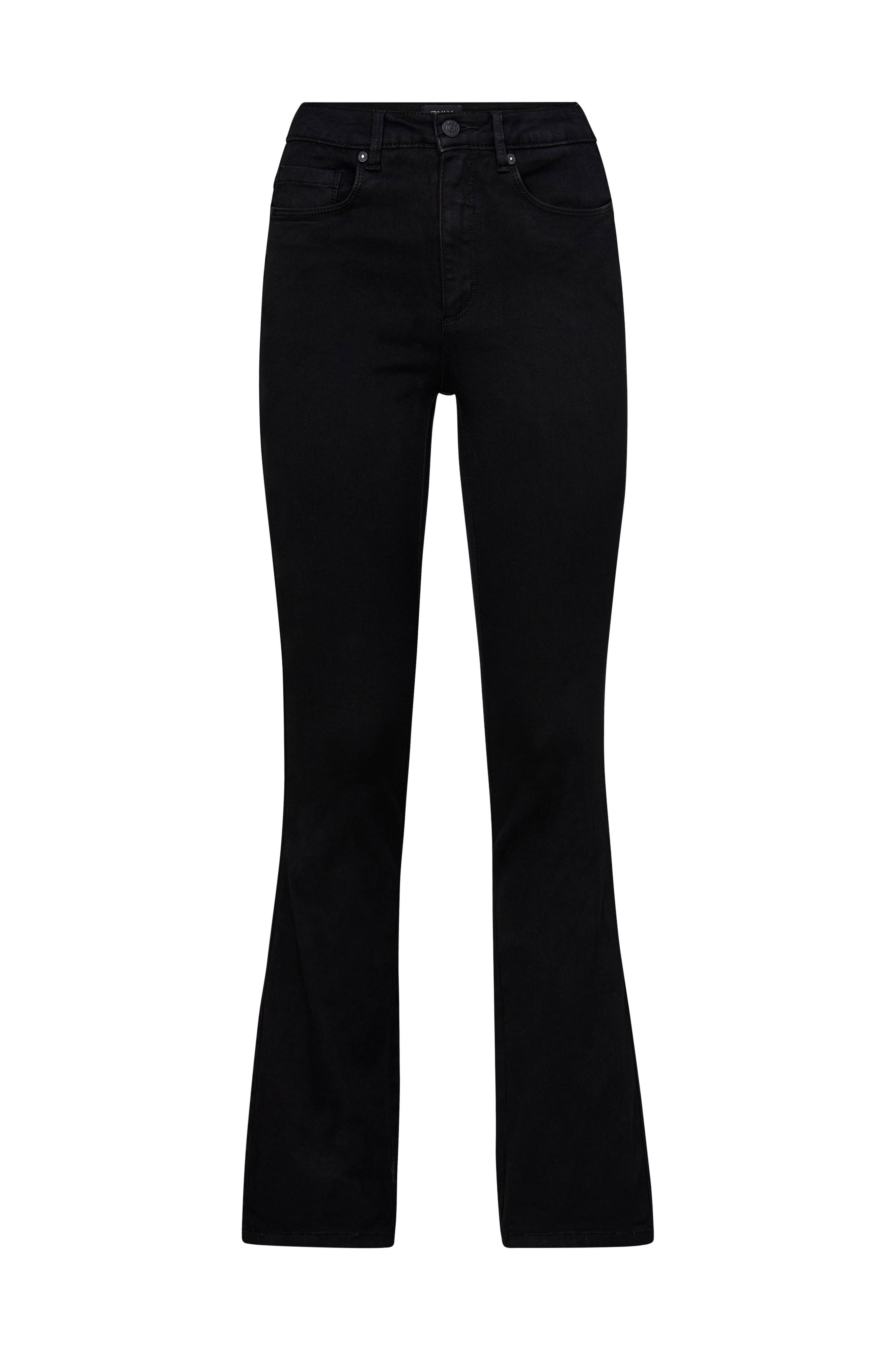 Only Jeans onlRoyal High Sweet Flared 600 Svart Bootcut Ellos.se