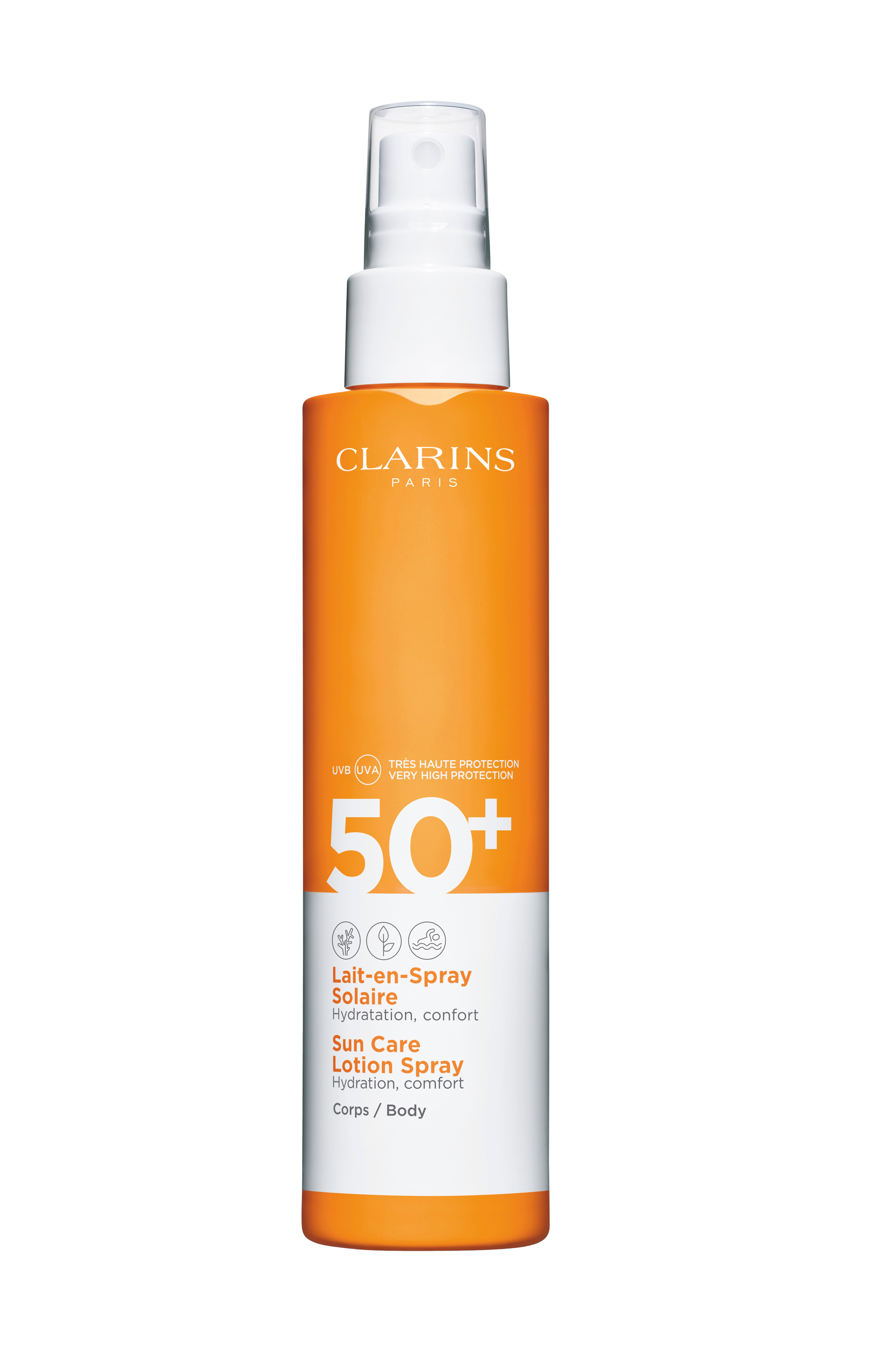 Спрей от солнца. Clarins солнцезащитный спрей. Clarins SPF 50 спрей. Клэринс солнцезащитный спрей 50+. Clarins солнцезащитный спрей 50+.