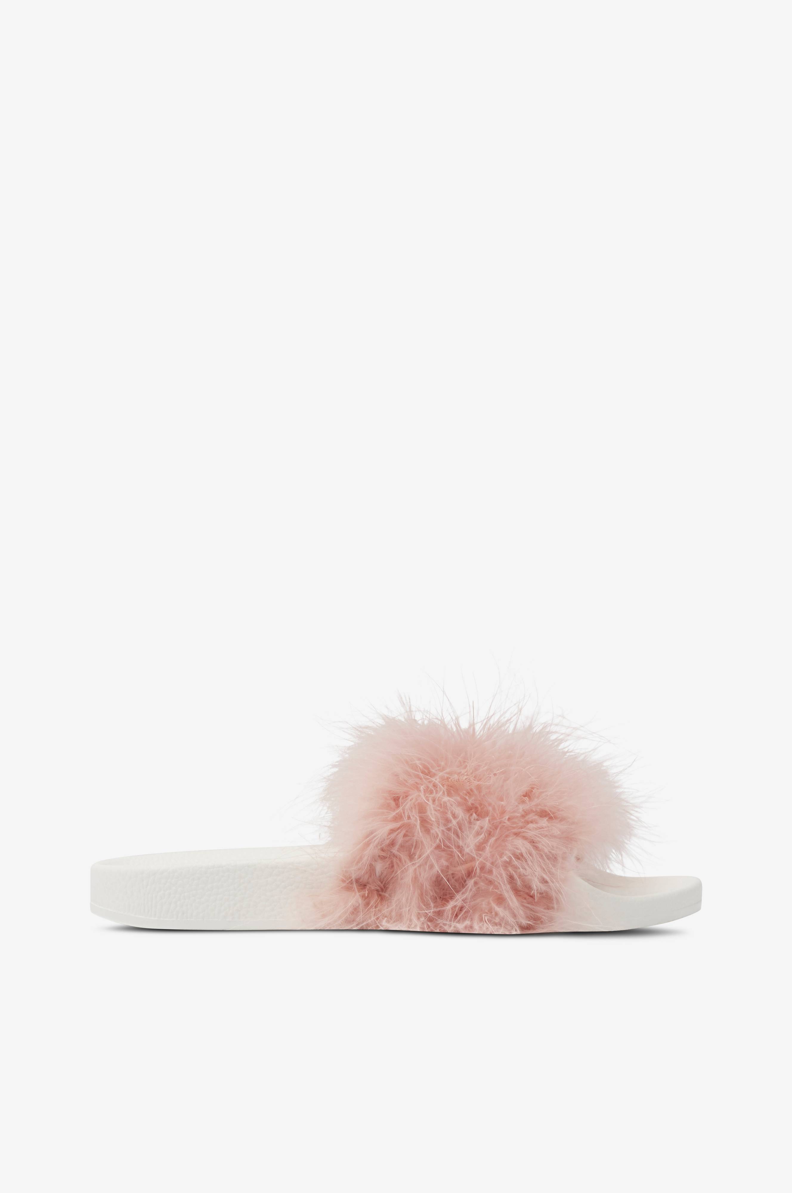 white brand Slippers Feather - Rosa Sandaler | Ellos.dk