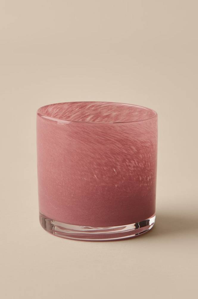 Ljuslykta / kruka Ruby Medium höjd 12 cm