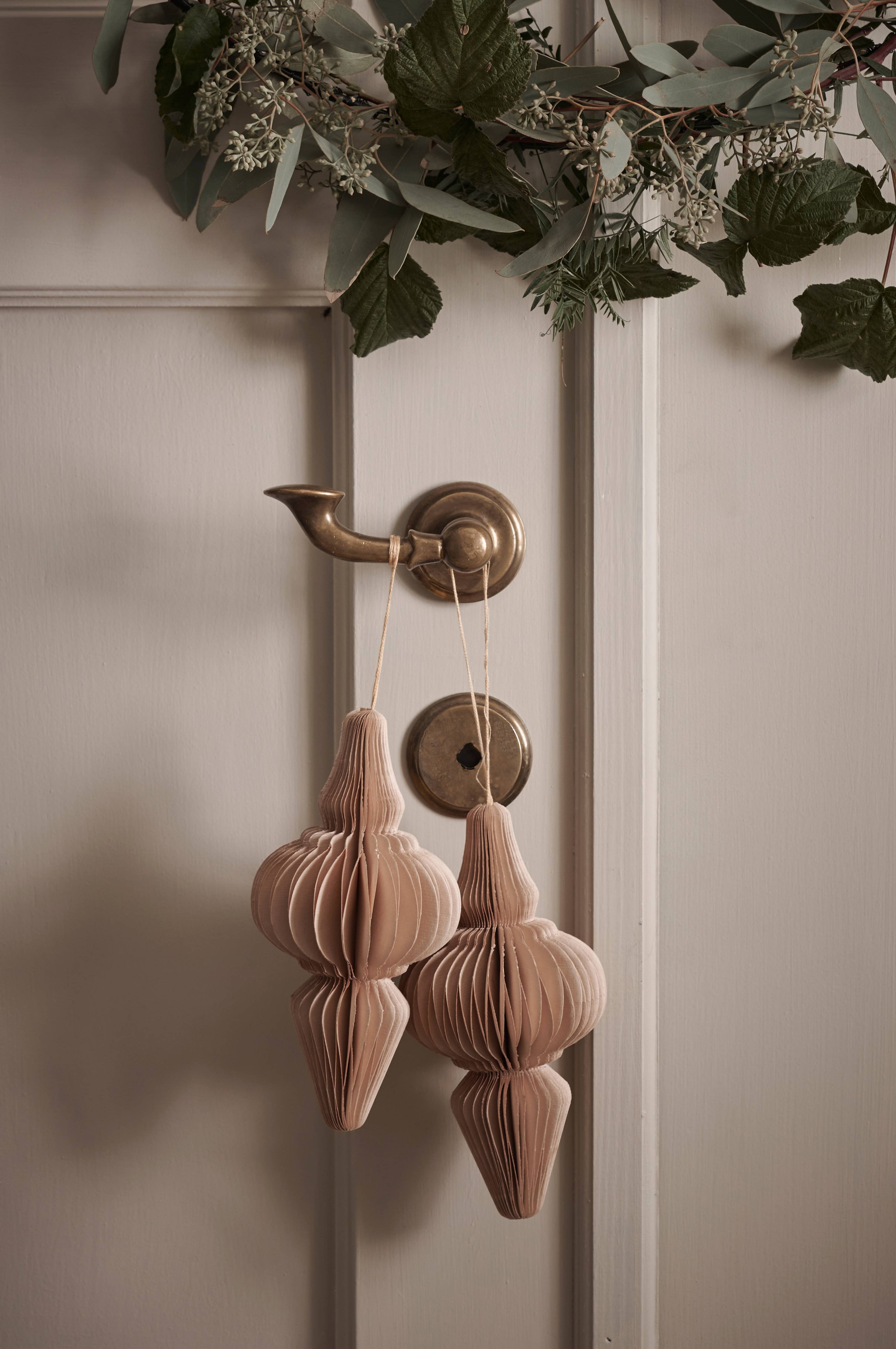 Ellos Julgranshänge Long Aria 2pack Rosa Julpynt Ellos.se