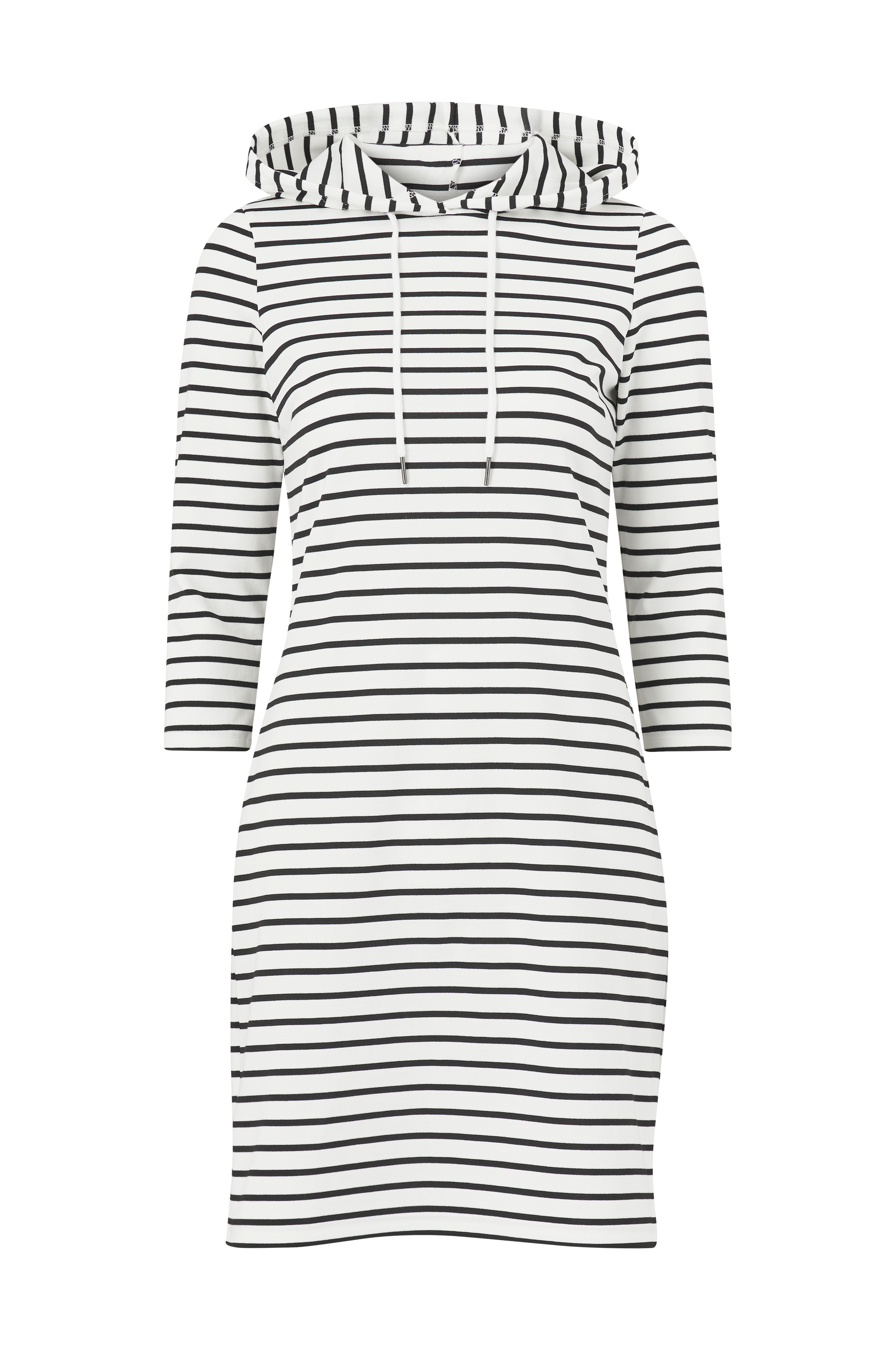 Vila Kjole viTinny 3/4 Hoodie Dress - Hvid - Jerseykjoler | Ellos.dk