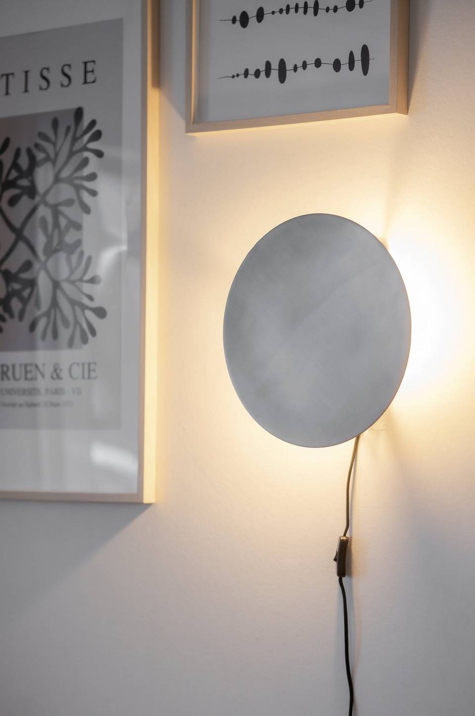 PR Home Vägglampa Fullmoon, 25 cm, silver från PR Home, bild 2