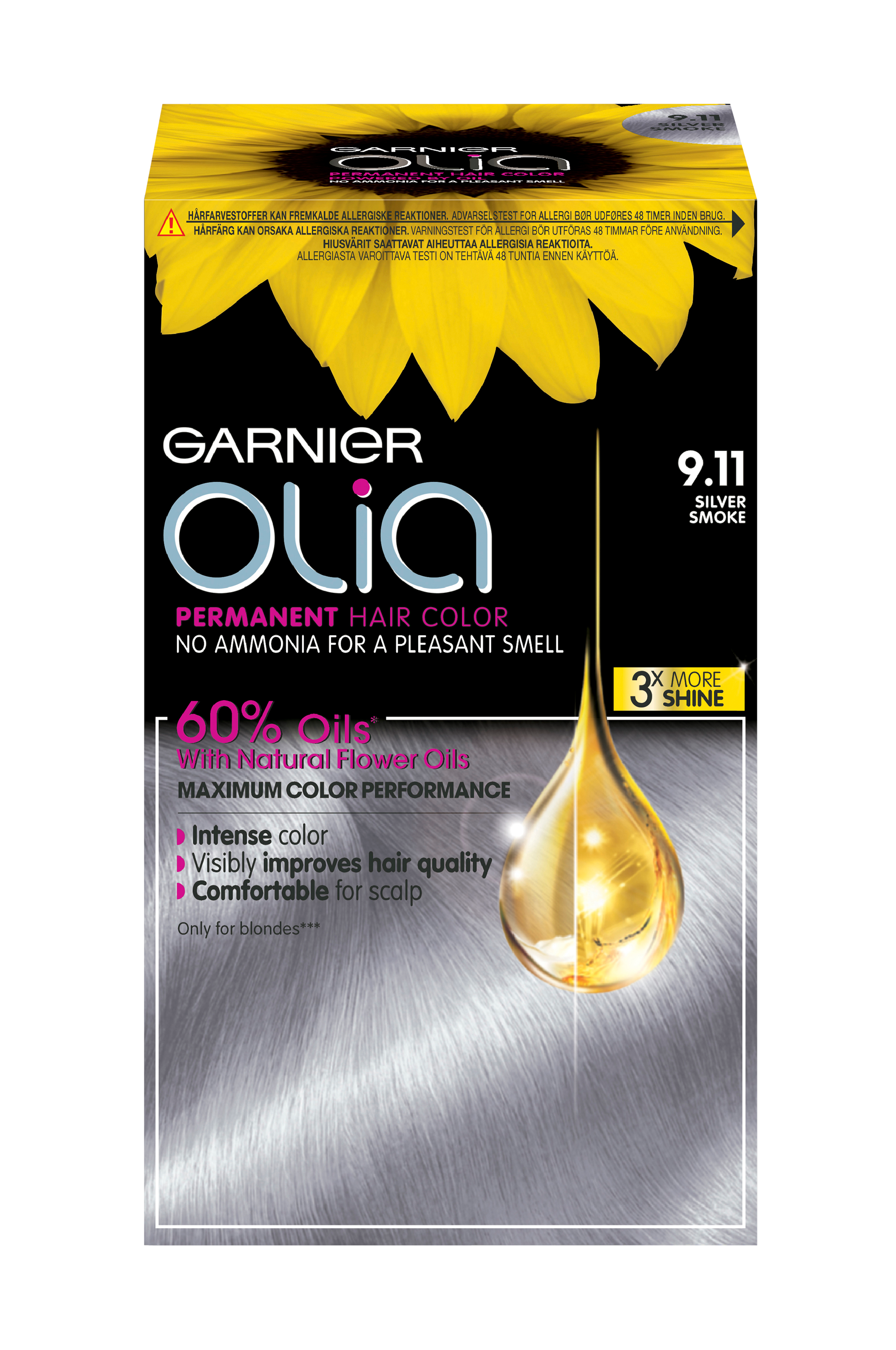 Garnier Olia Silver - Sølvfarvet - Hårfarve | Ellos.dk