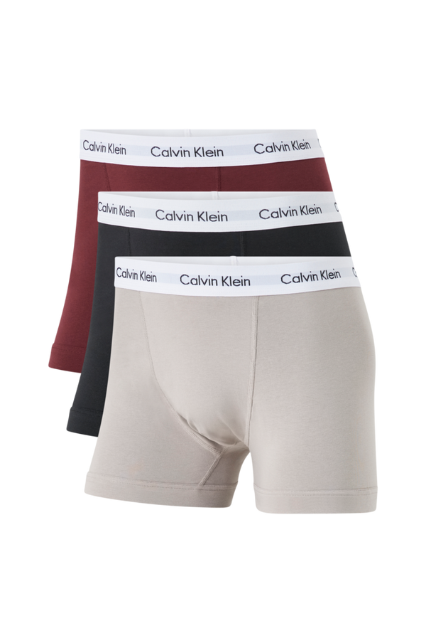 lige ud bryder ud Genveje Calvin Klein - Underbukser Cotton Stretch Trunk 3-pak - Multi - XL -  Boxershorts - Tøj til mænd (31602334)