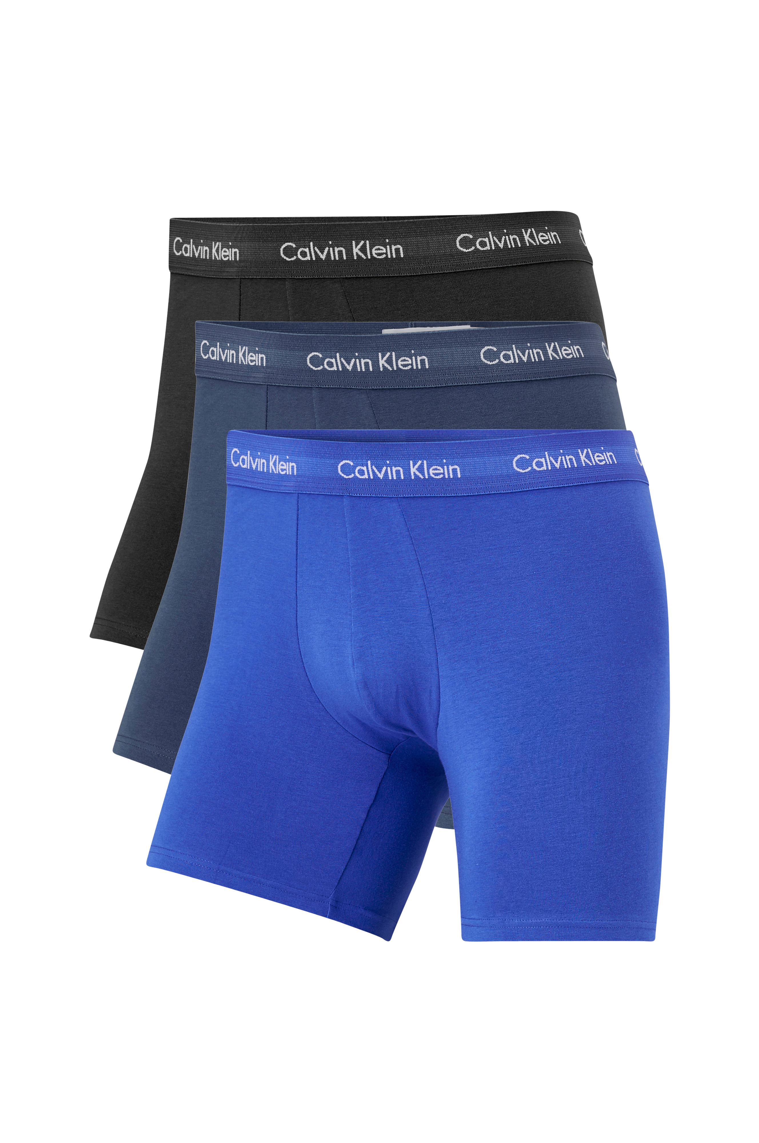 pension Gæsterne Vær forsigtig Calvin Klein Underbukser Cotton Stretch Boxer Briefs 3-pak - Blå -  Underbukser & boxershorts | Ellos.dk