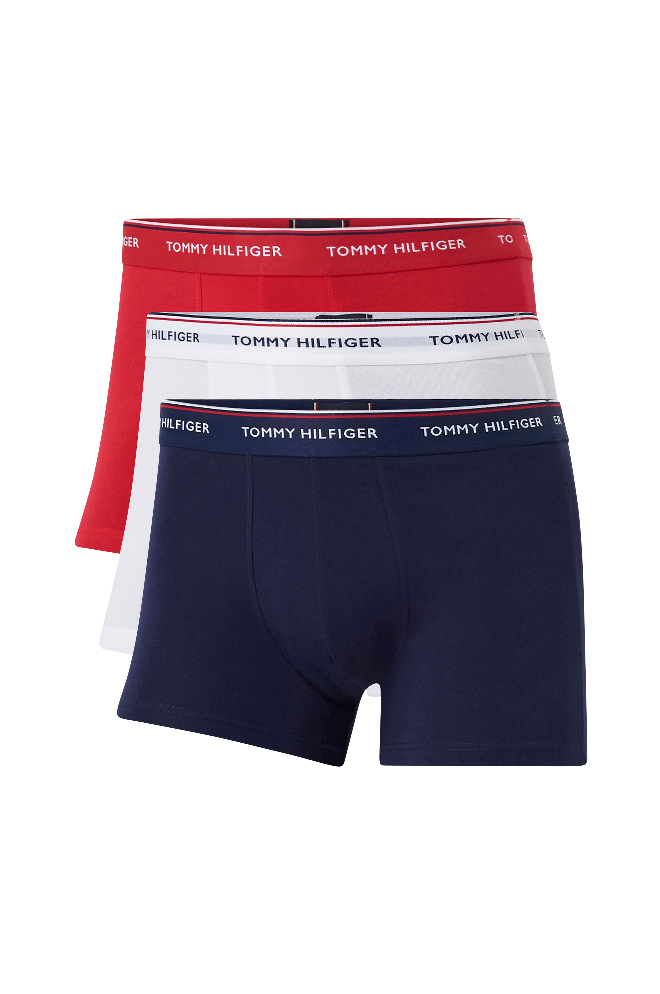 Snor sovende der ovre Tommy Hilfiger Underbukser Premium Essentials Cotton Stretch Trunk 3-pak -  Hvid - Underbukser & boxershorts | Ellos.dk