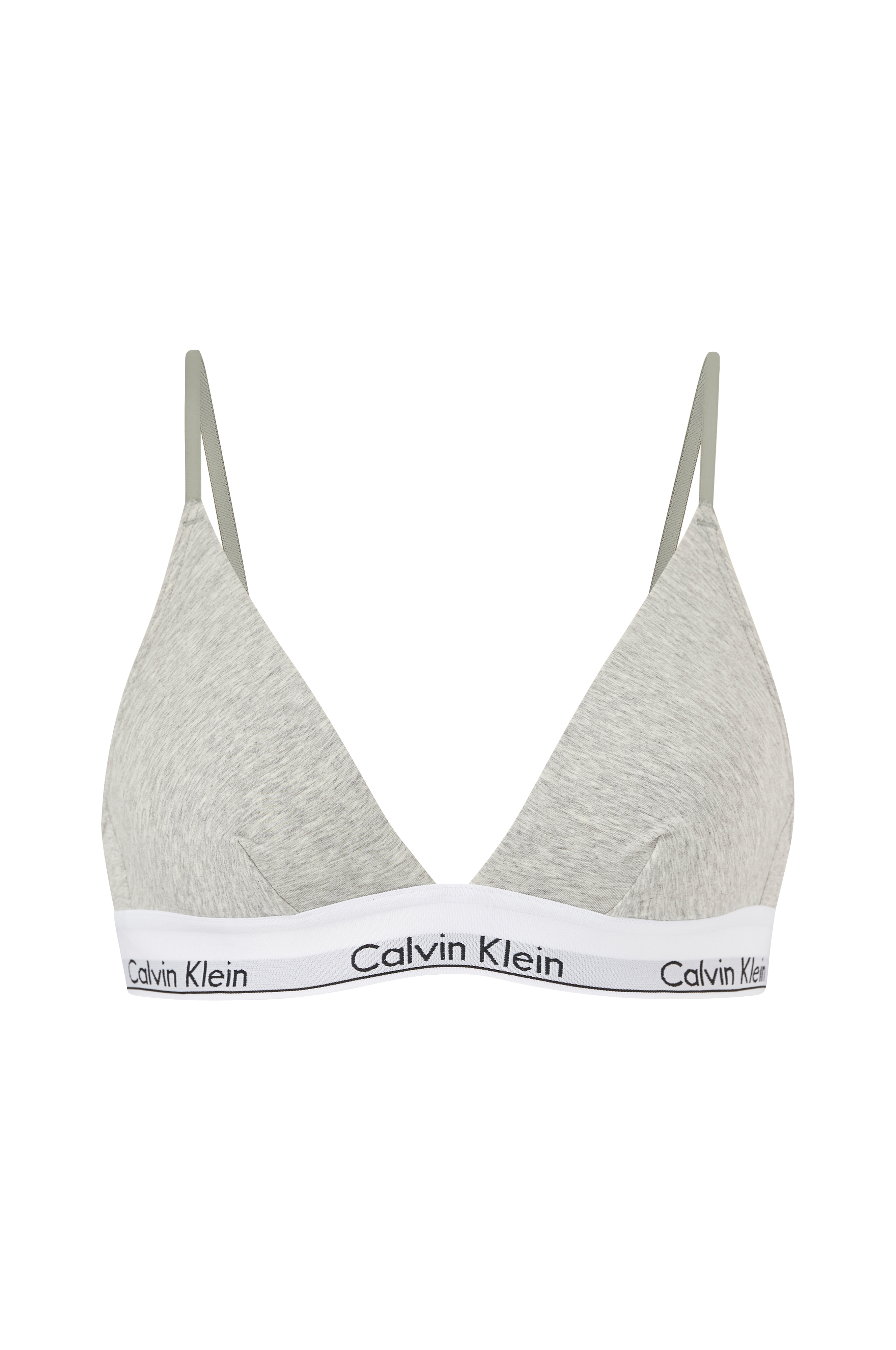 Calvin Klein Underwear Soft-bh Triangle Bra Modern Cotton - Grå