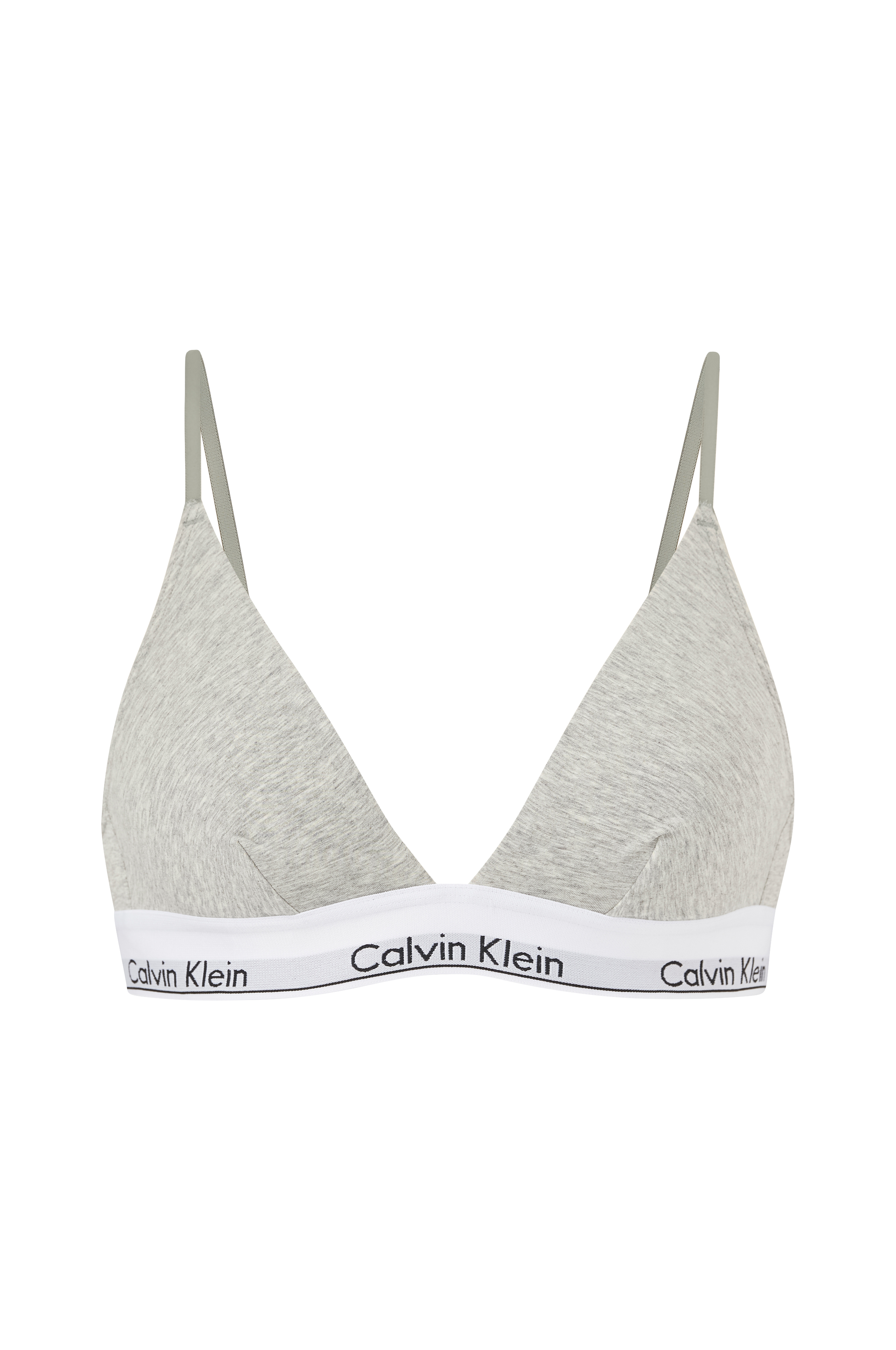 Billy stege kompensation Calvin Klein Underwear Soft-bh Triangle Bra Modern Cotton - Grå - Bøjleløs  bh | Ellos.dk