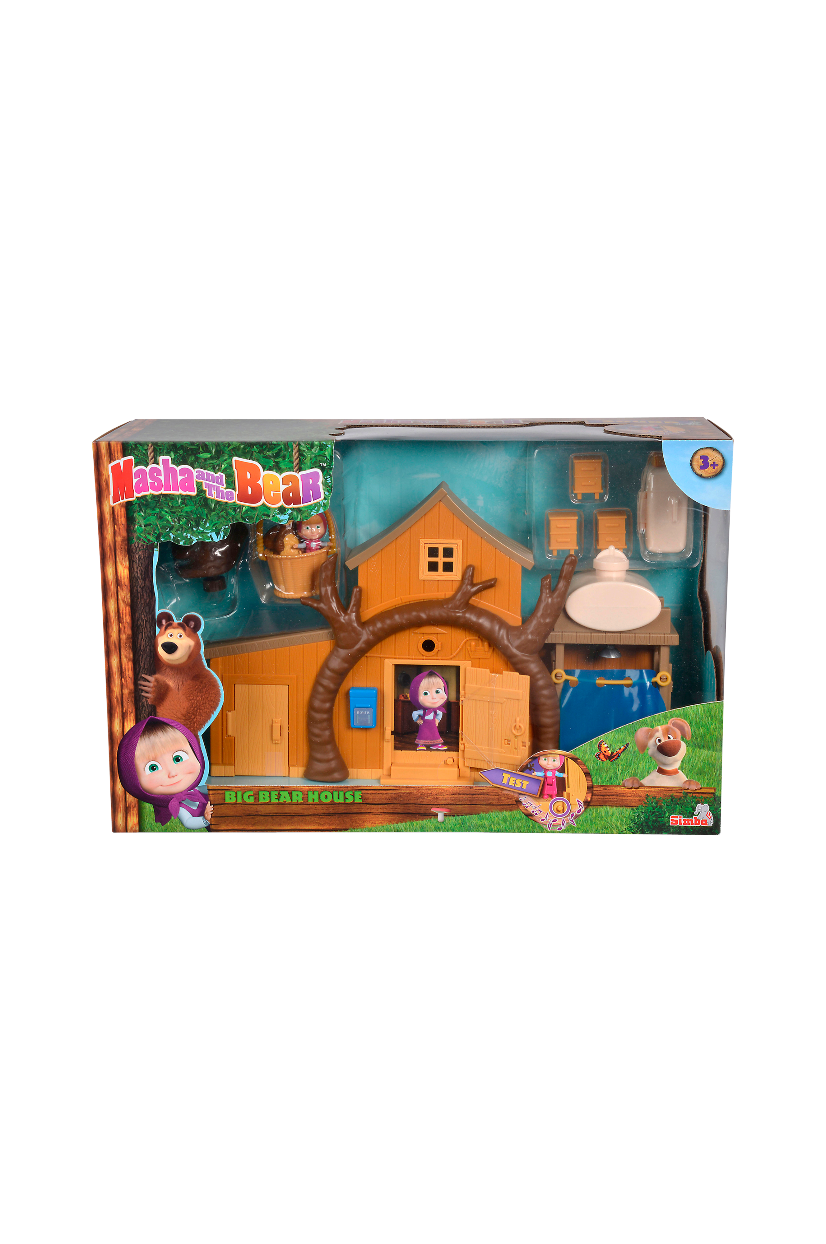 masha and the bear house playset