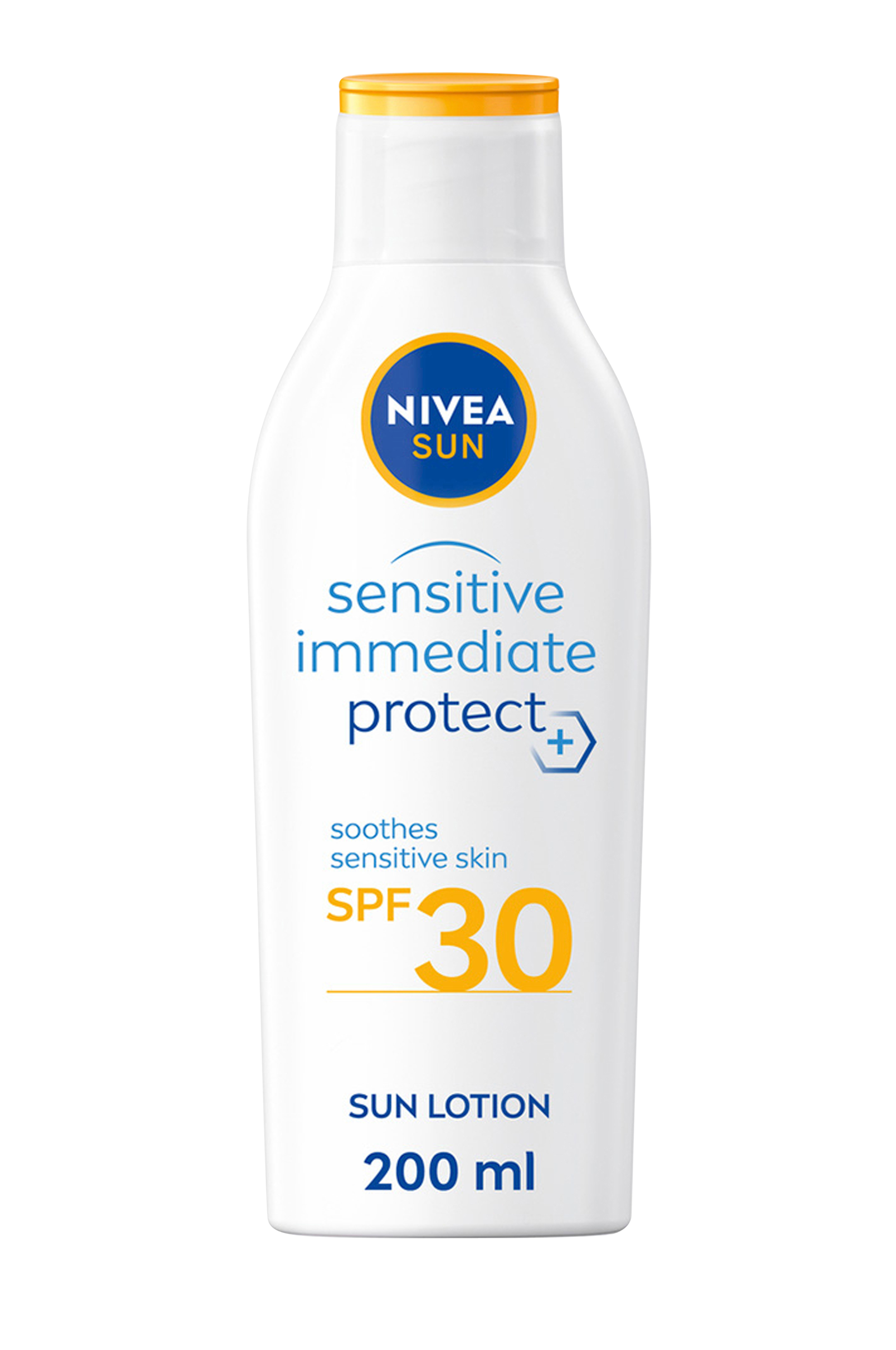 Nivea Solkrem Sensitive Immediate Protect Soothing Sun Lotion SPF30 200 ...