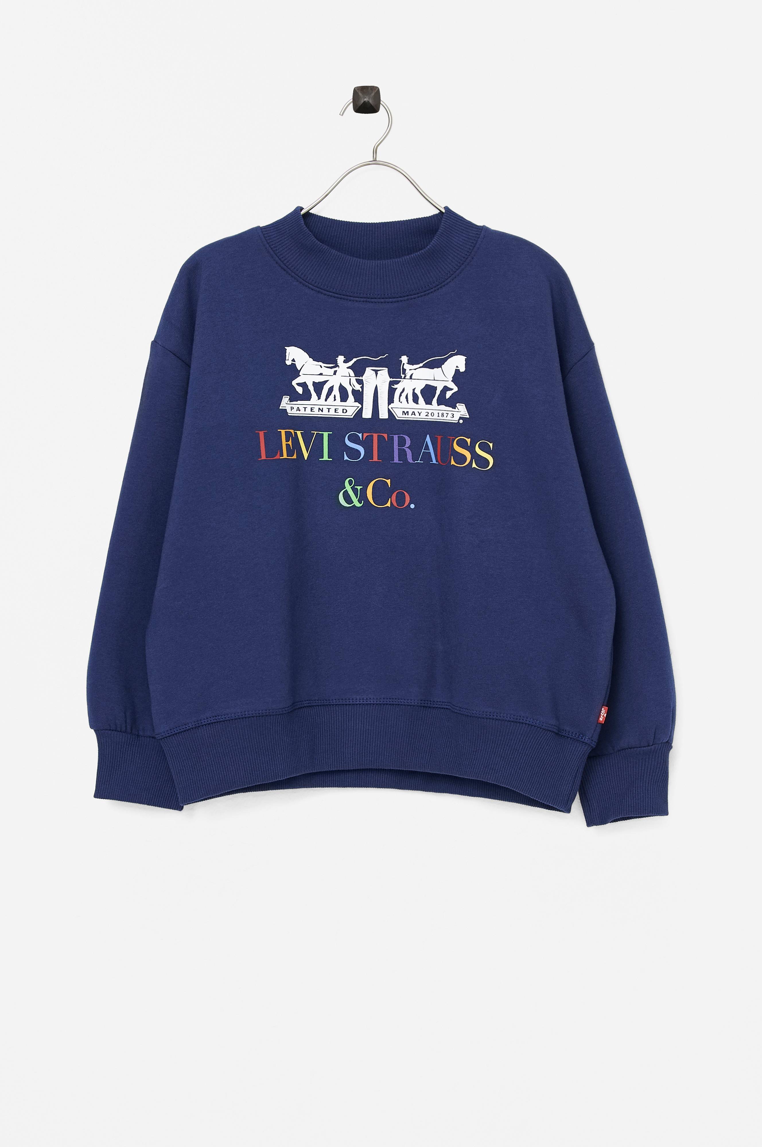 Levi's Sweatshirt Oversized Crew - Blå - Sweatshirts | Ellos.dk