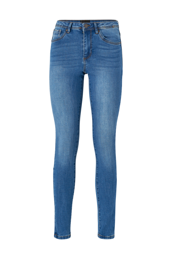 Ledelse Settlers Alaska Vero Moda - Jeans vmTanya MR S Piping - Blå - 34 - Jeans - Tøj til kvinder  (29077155)
