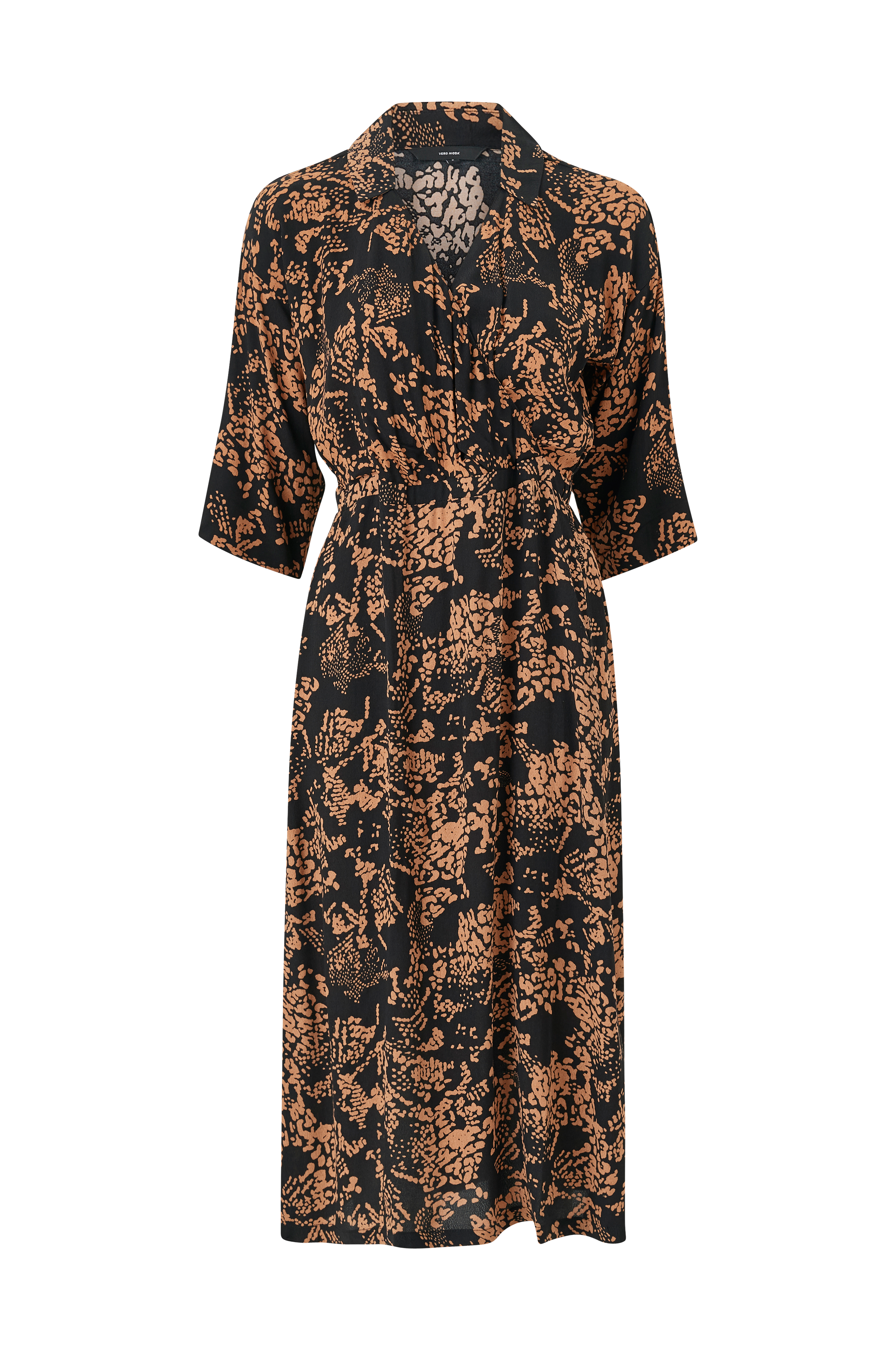 Vero Moda Kjole vmProsecca 3/4 Calf Dress - - Midikjoler | Ellos.dk