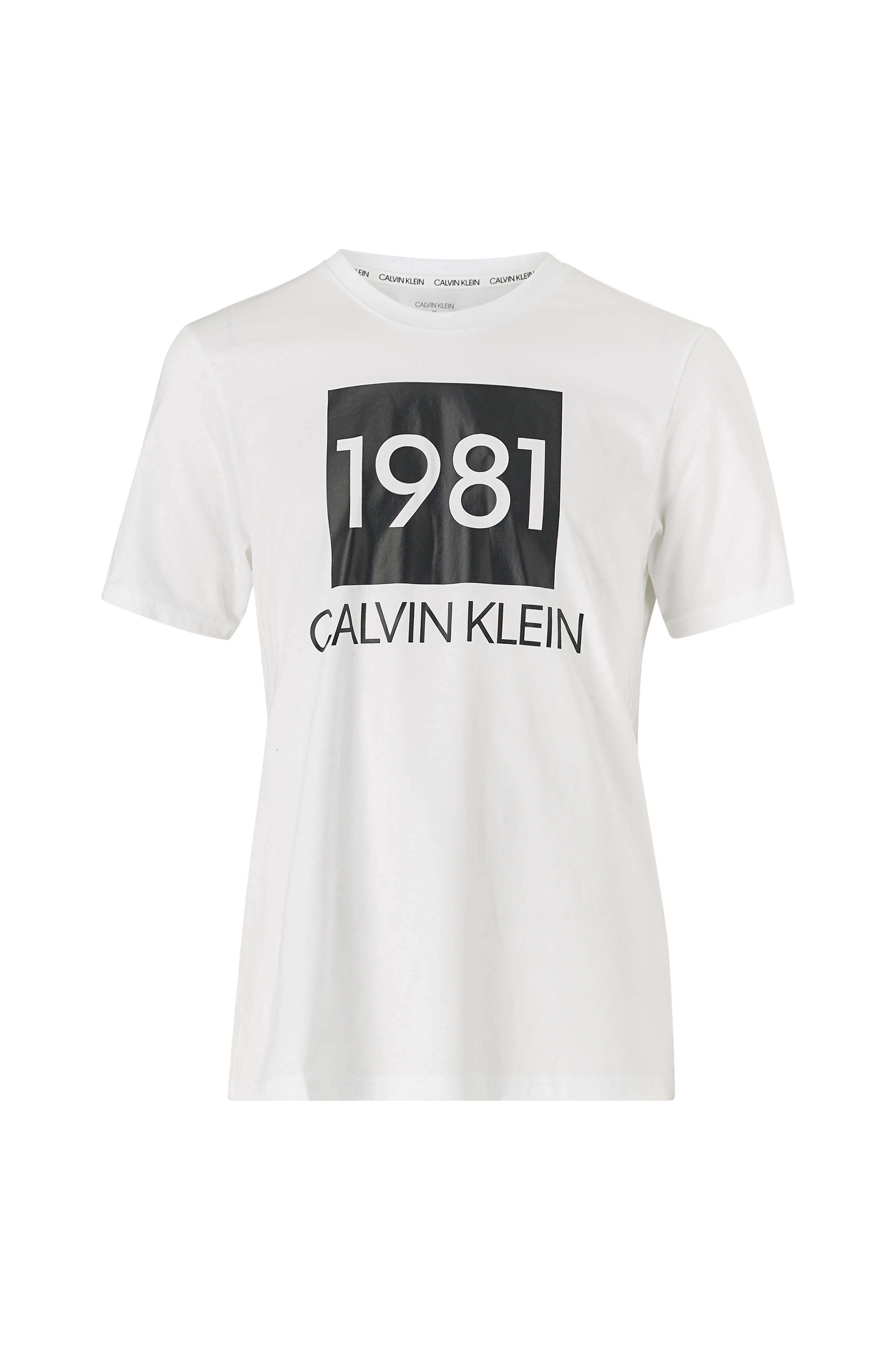 Tilbageholdenhed hegn Eller enten Calvin Klein Underwear T-shirt med print foran - Hvid - T-shirts | Ellos.dk