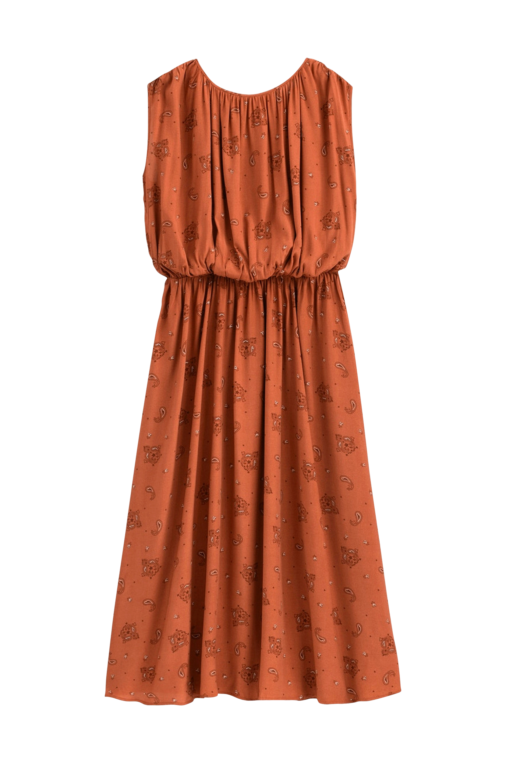 Hihaton, pienikuvioinen mekko, pitkä malli, La Redoute