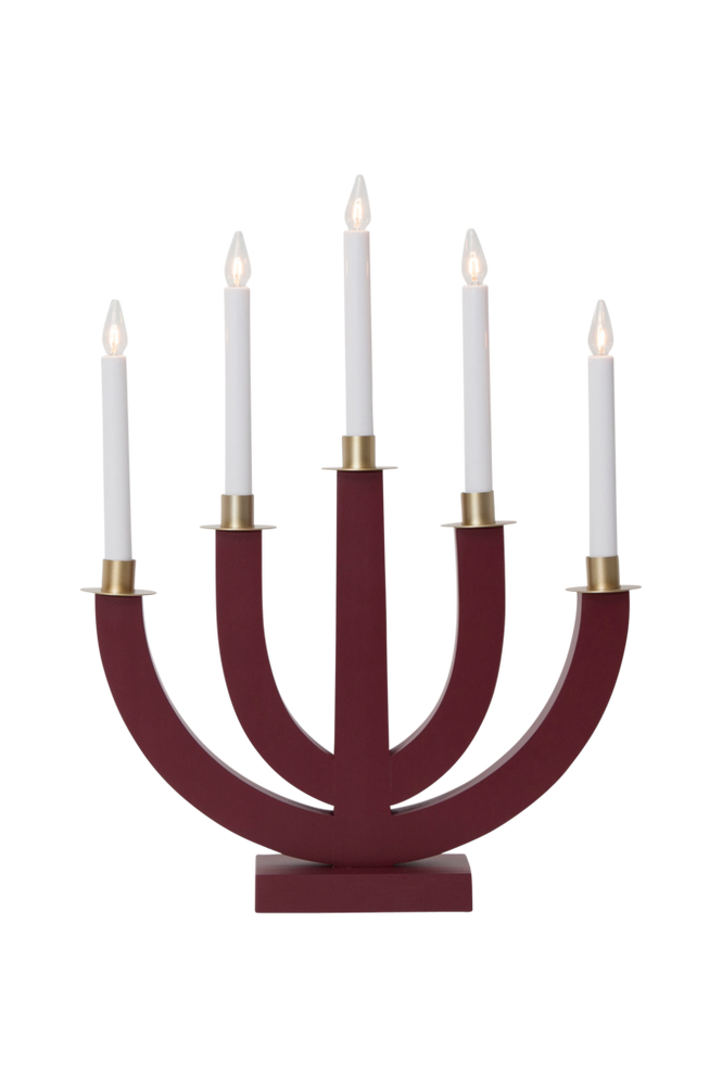 Ljusstake Eli Röd