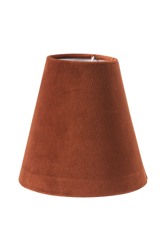 Toppringskjerm E14 Fløyel 15 cm