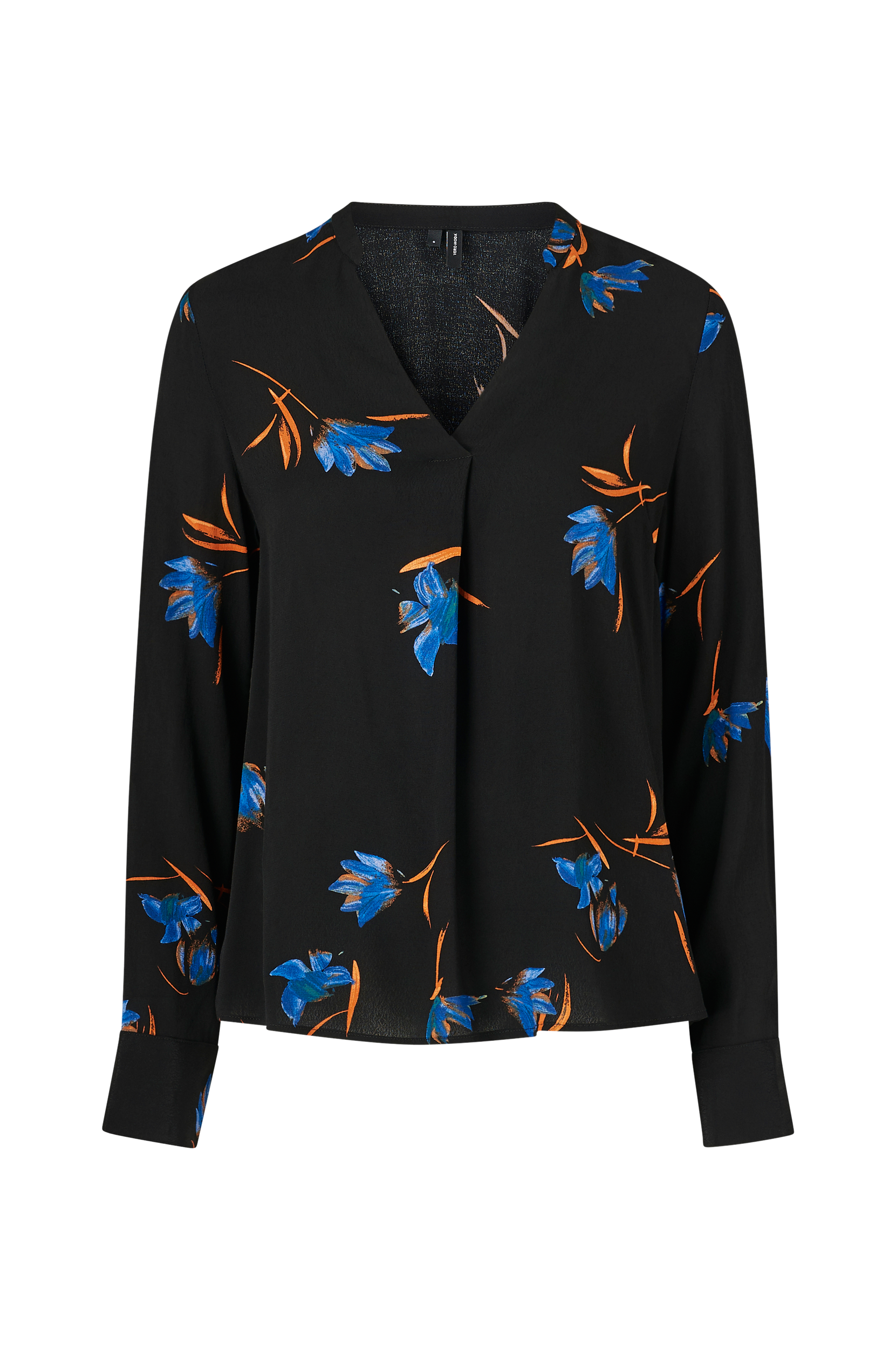 Vero Moda - Bluse vmLola L/S Top - Sort - 34/36